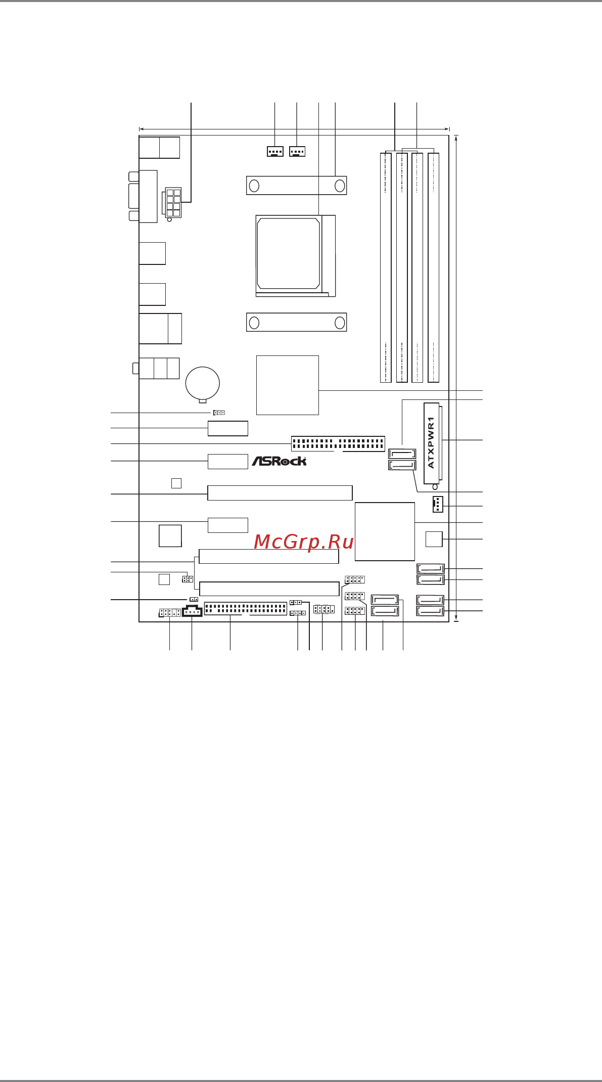 ASRock 970DE3/U3S3 [12/52] Motherboard layout