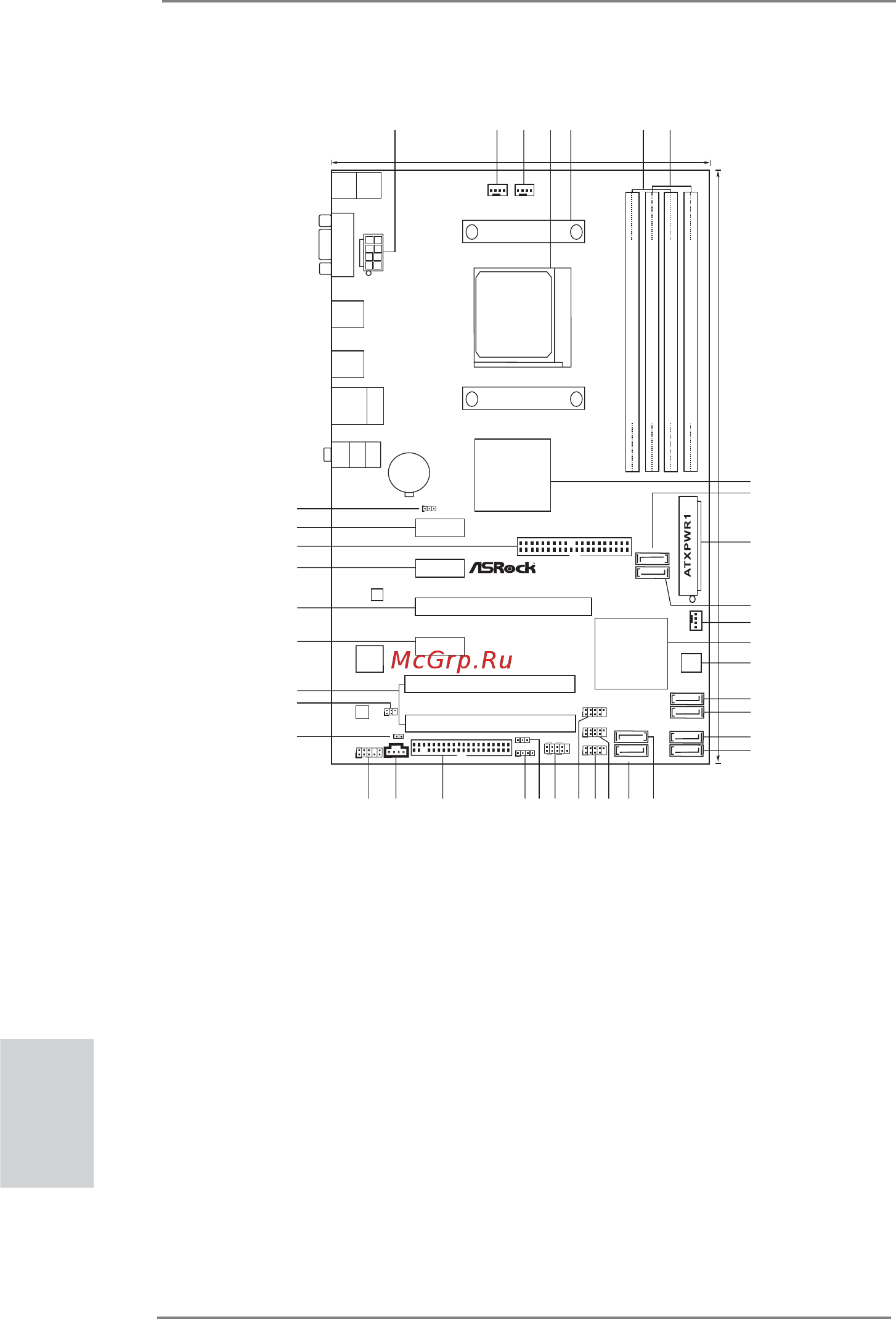 ASRock 970DE3/U3S3 [2/179] Motherboard layout