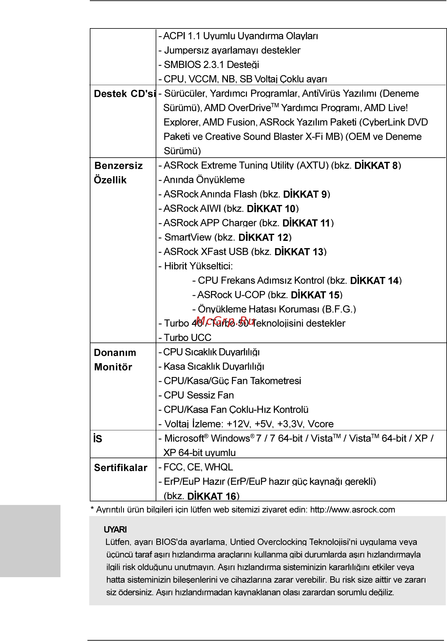 ASRock 880G Pro3 [158/262] Türkçe türkçe türkçe türkçe türkçe