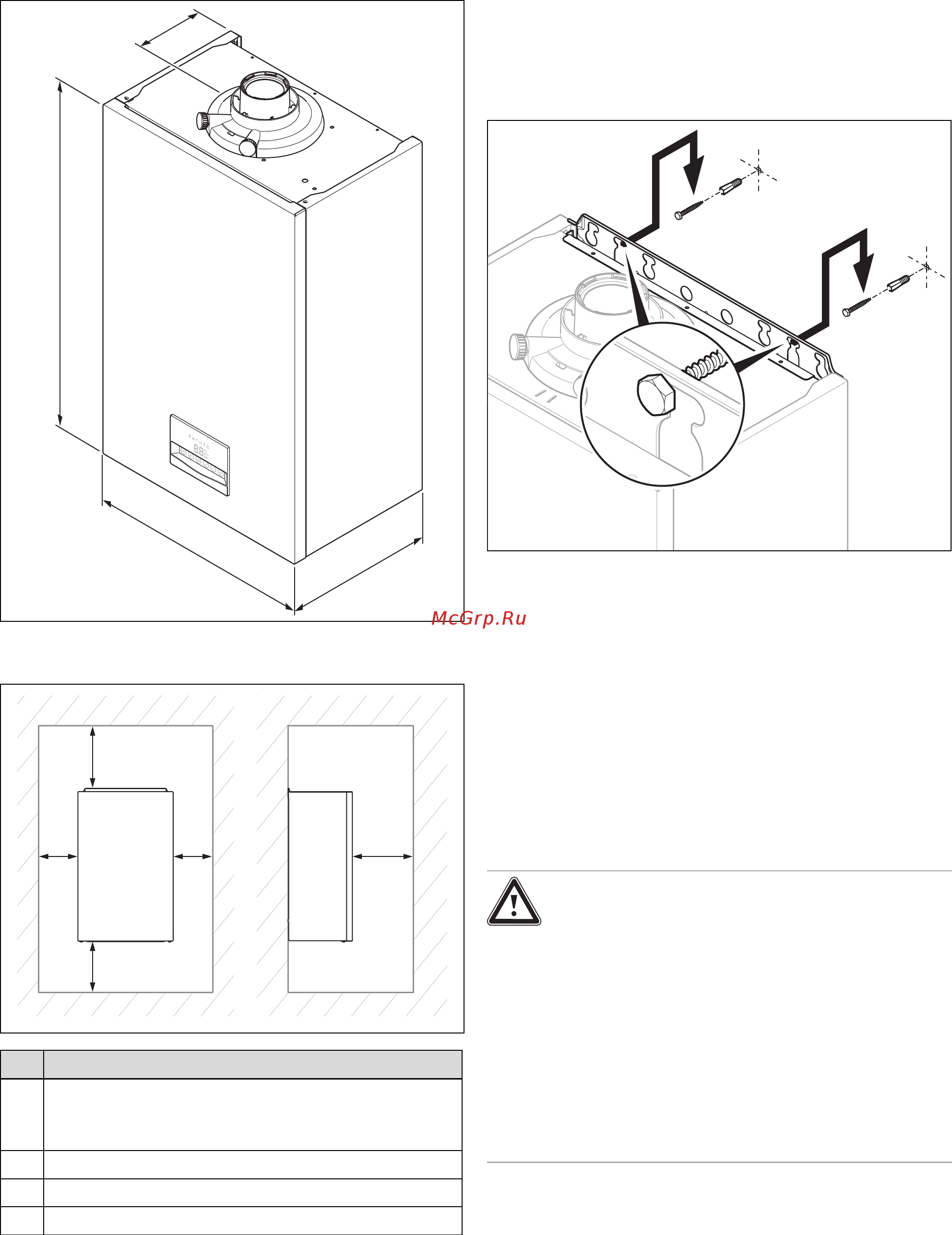 Vaillant ecoTEC intro VUW 24/28 AS/1-1 [8/48] Размеры
