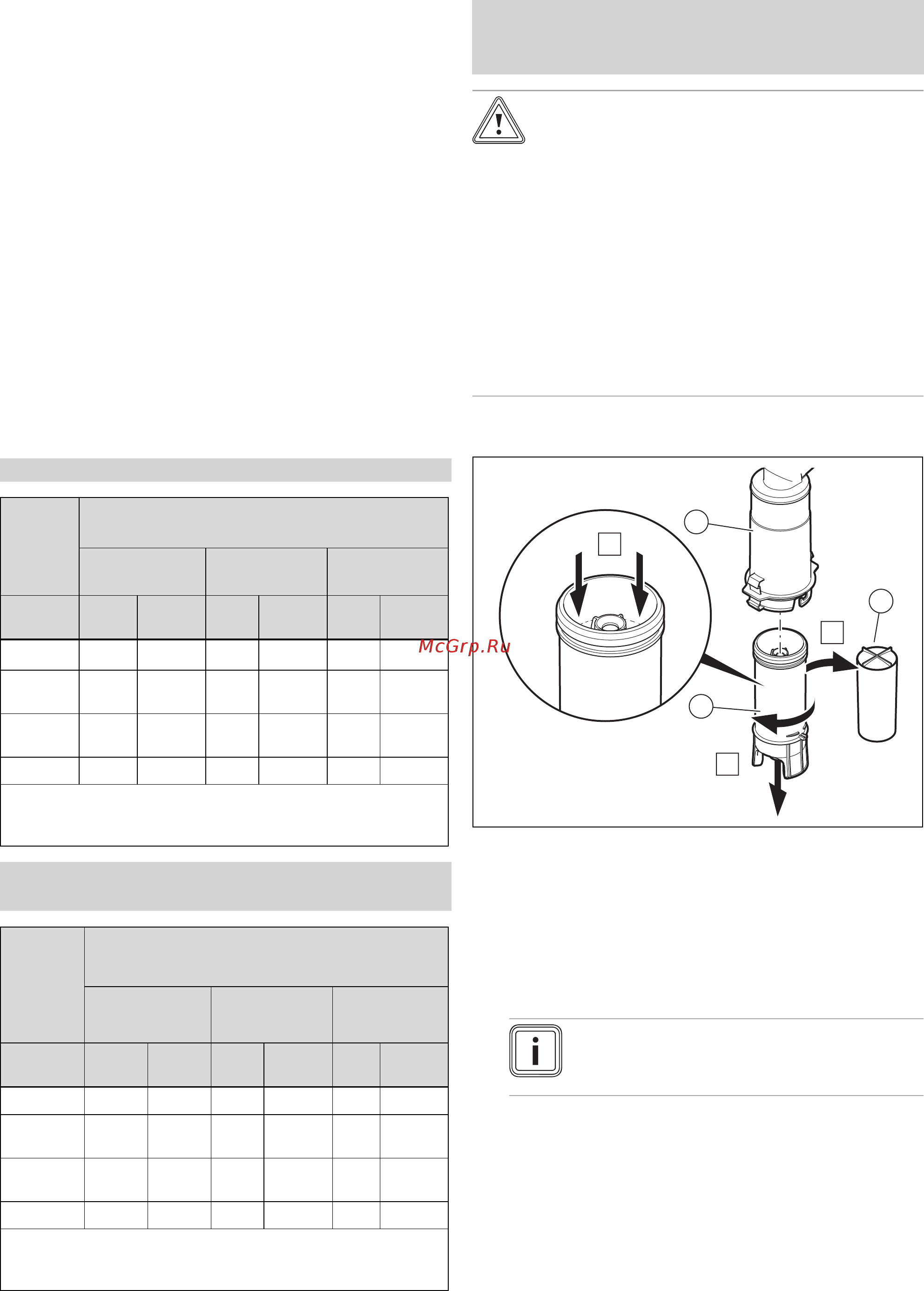 Vaillant ecoTEC plus VU 656/5-5 [22/64] Наполнение сифона конденсата