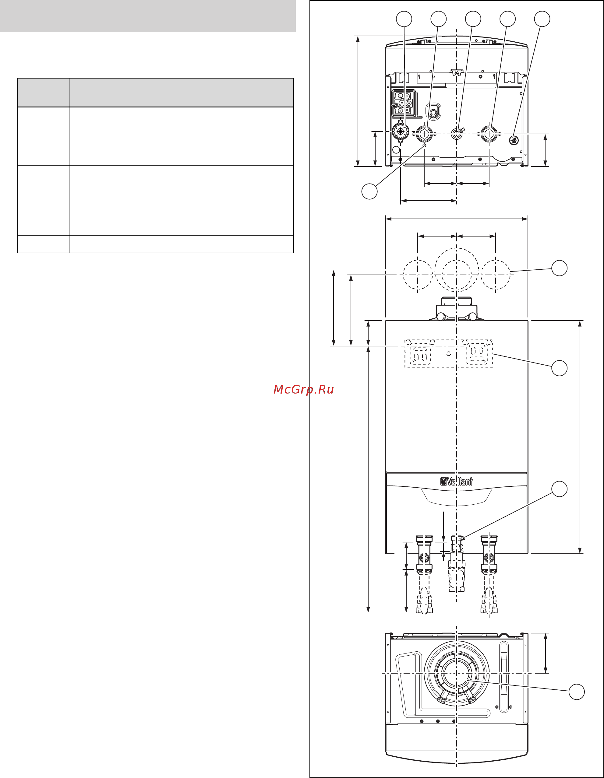 Vaillant ecoTEC plus VU 486/5-5 [9/64] Проверка комплектности