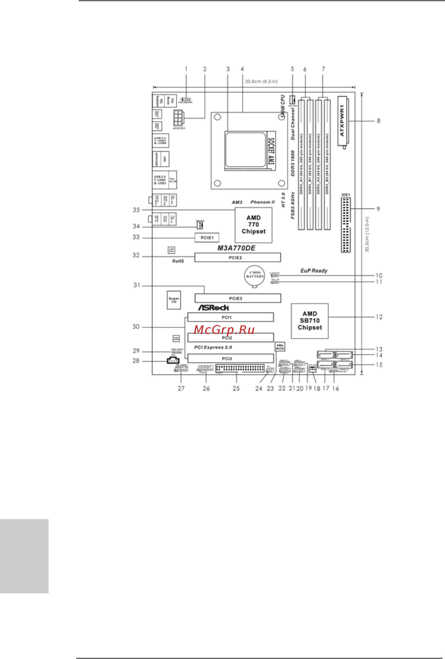 ASRock M3A770DE [2/185] Asrock m3a770de motherboard