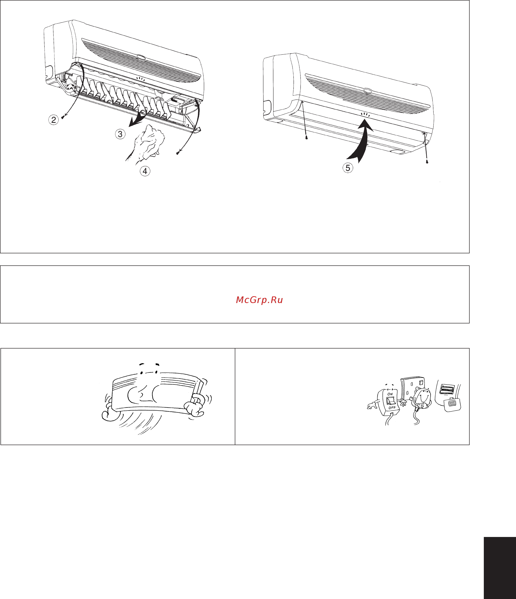 Daikin FWT05BATNMV1 [10/13] Внимание