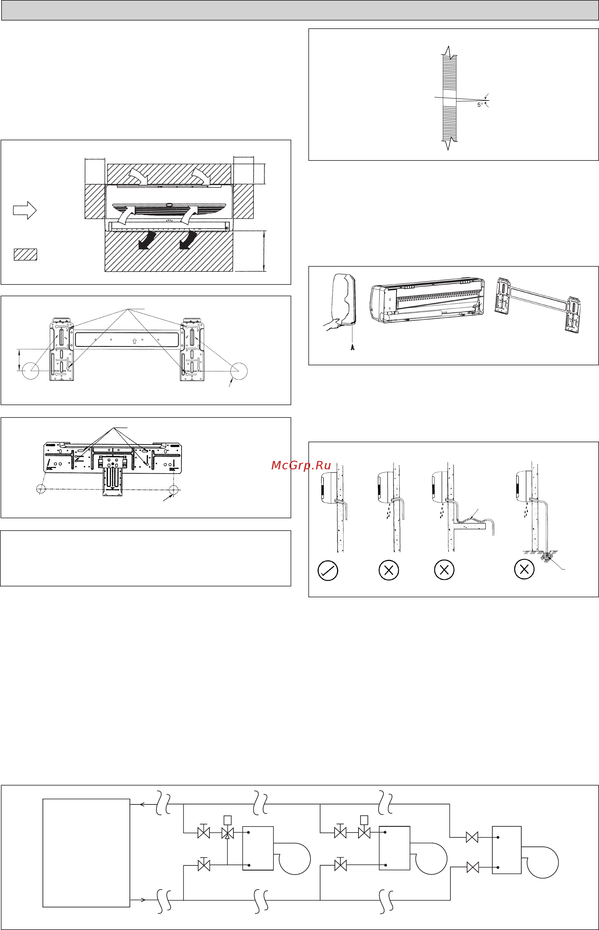 Daikin FWT05BATNMV1 [5/13] Не устанавливайте блок на высоте свыше 2 000 м