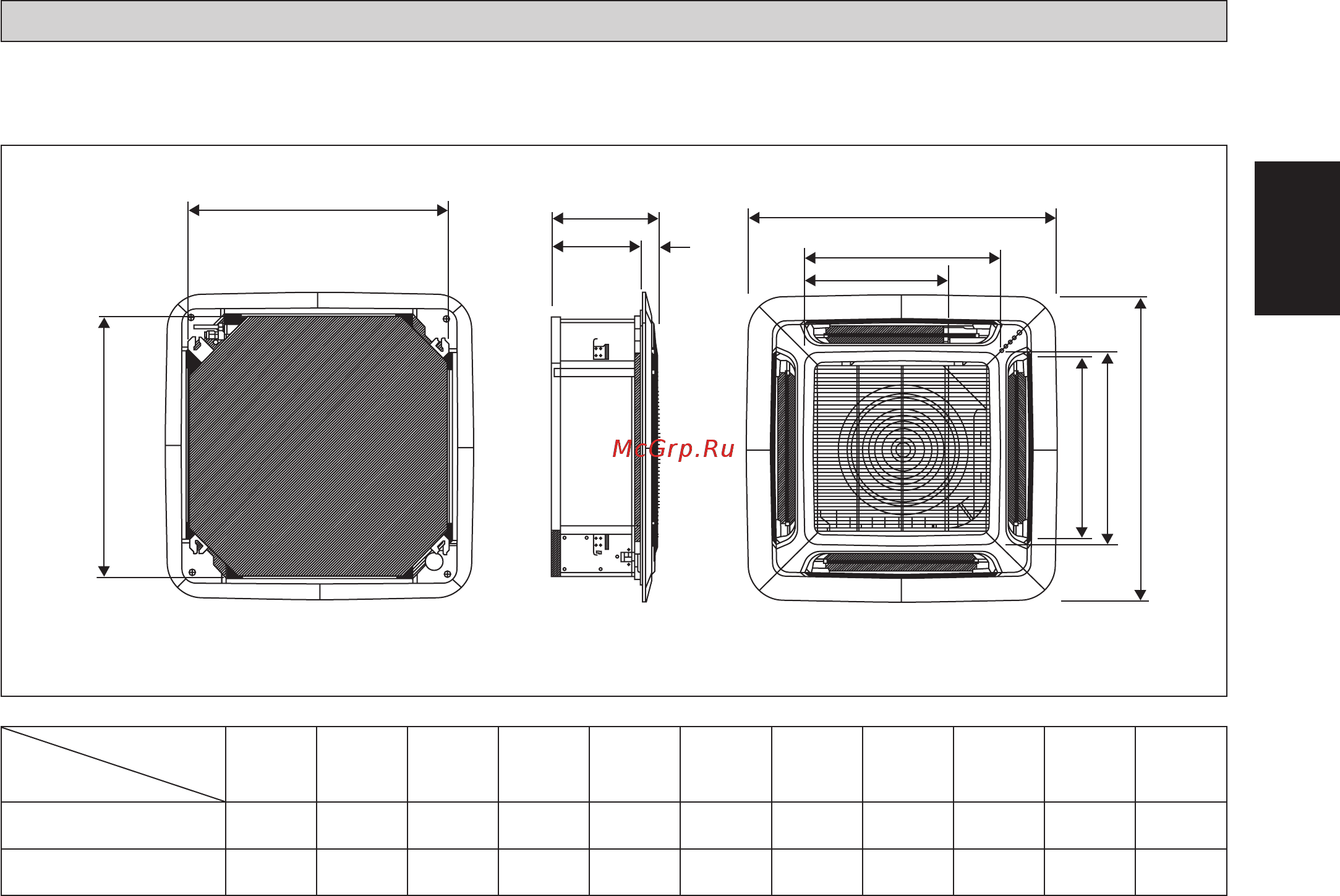 Daikin FWG11AATNMV1 [19/184] Alle dimensionen sind in nun