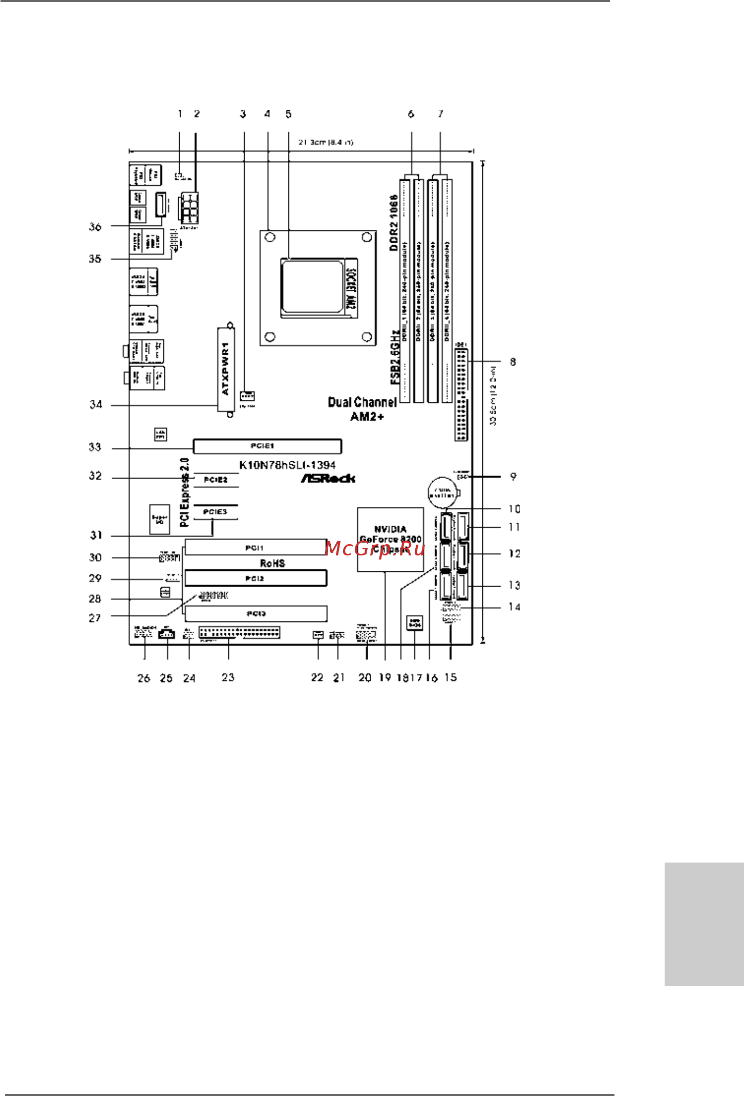 ASRock K10N78hSLI-WiFi [3/224] Motherboard l motherboard l motherboard l motherboard l motherboard layout k10n78hsli 1394 ayout k10n78hsli 1394 ayout k10n78hsli 1394 ayout k10n78hsli 1394 ayout k10n78hsli 1394