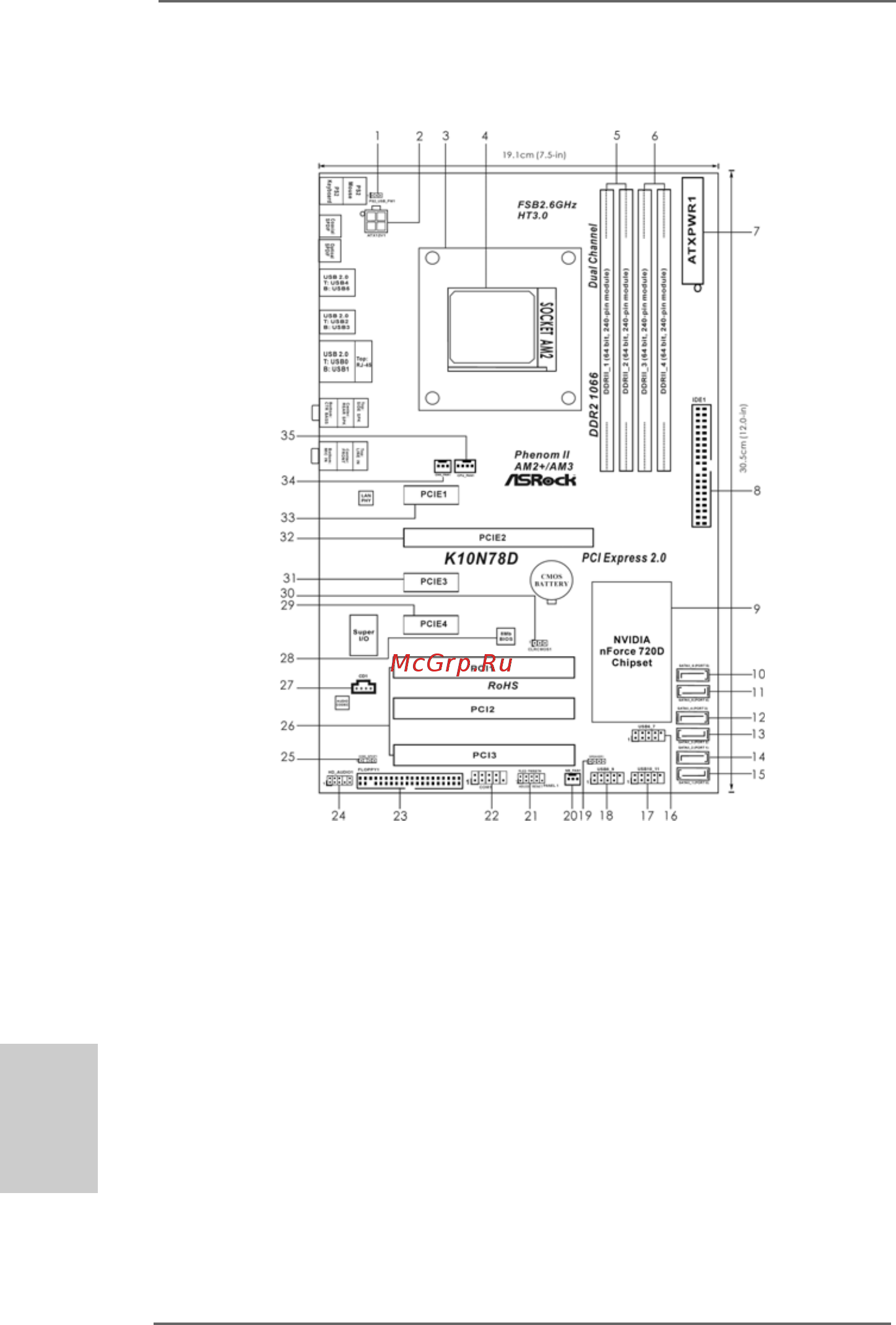 ASRock K10N78D [2/111] Motherboard layout motherboard layout motherboard layout motherboard layout motherboard layout