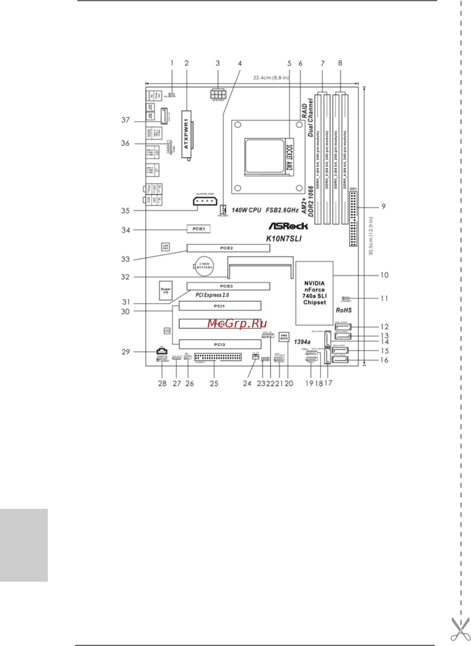 ASRock K10N7SLI [2/196] Motherboard l motherboard l motherboard l motherboard l motherboard layout ayout ayout ayout ayout