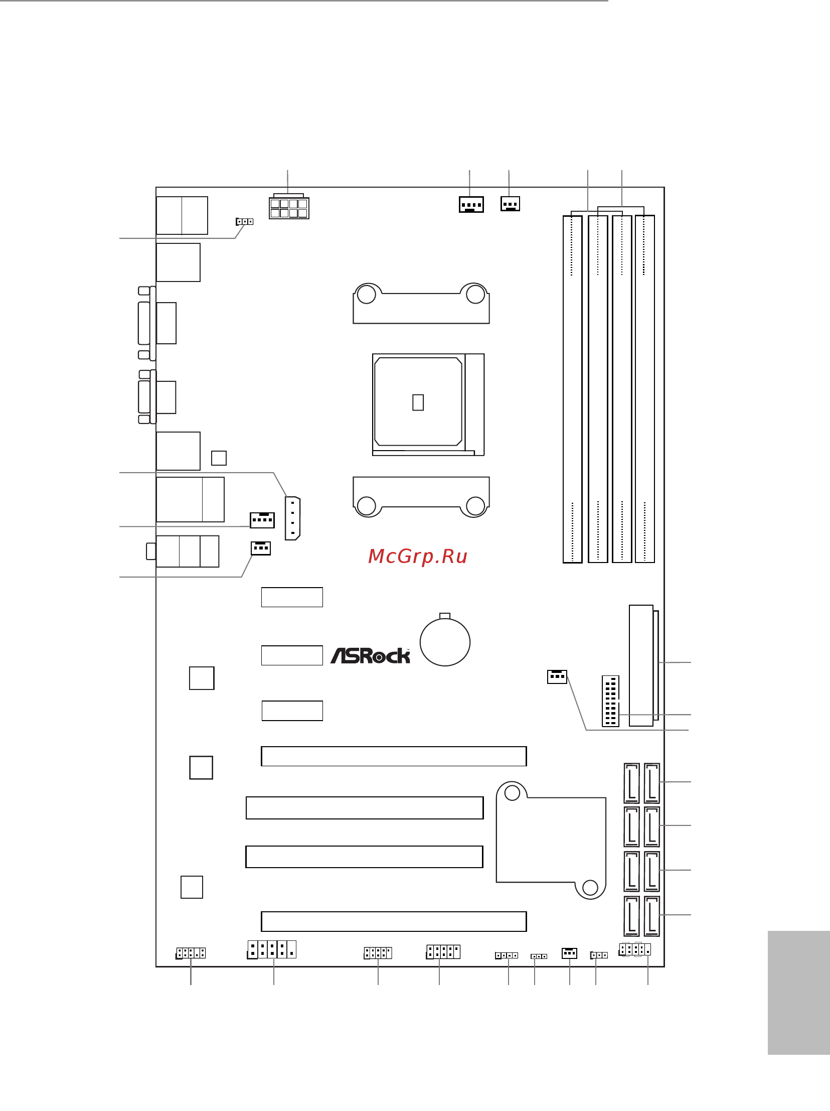 ASRock FM2A88X+ BTC [15/65] Motherboard layout