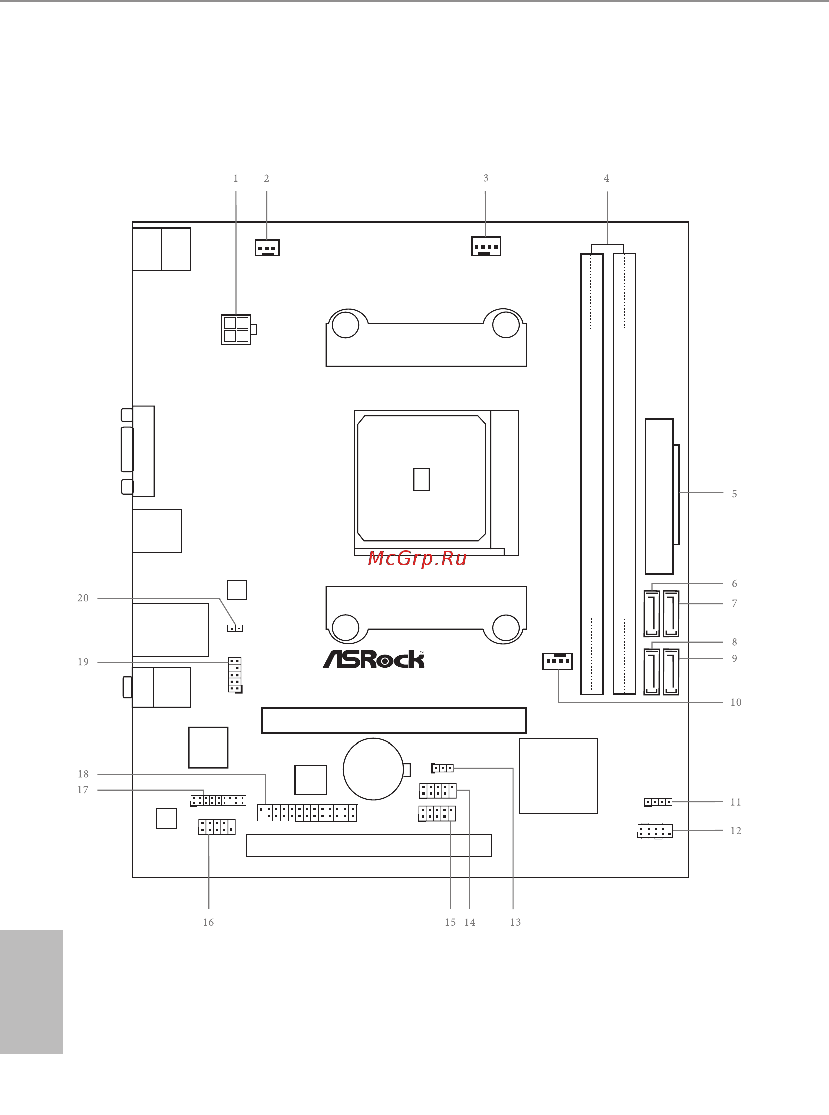 ASRock FM2A58M-VG3+ [2/46] Usb 2 t usb2 b usb3