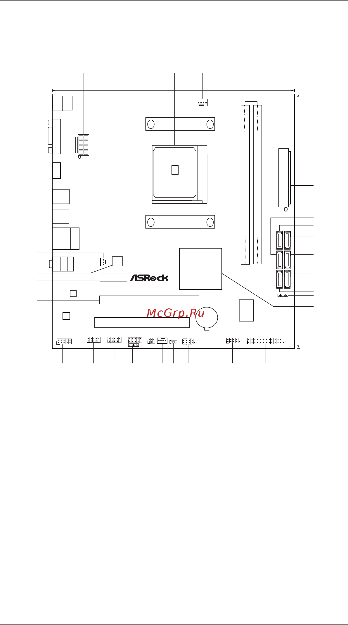 ASRock A55M-HVS [11/60] Motherboard layout