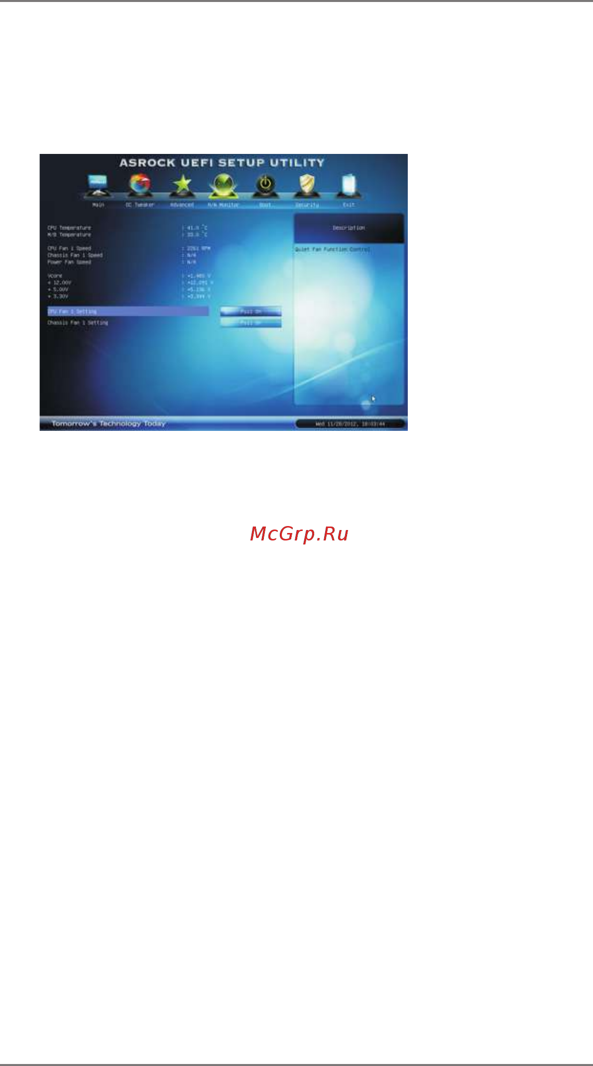 ASRock A75M-DGS [51/63] Hardware health event monitoring screen