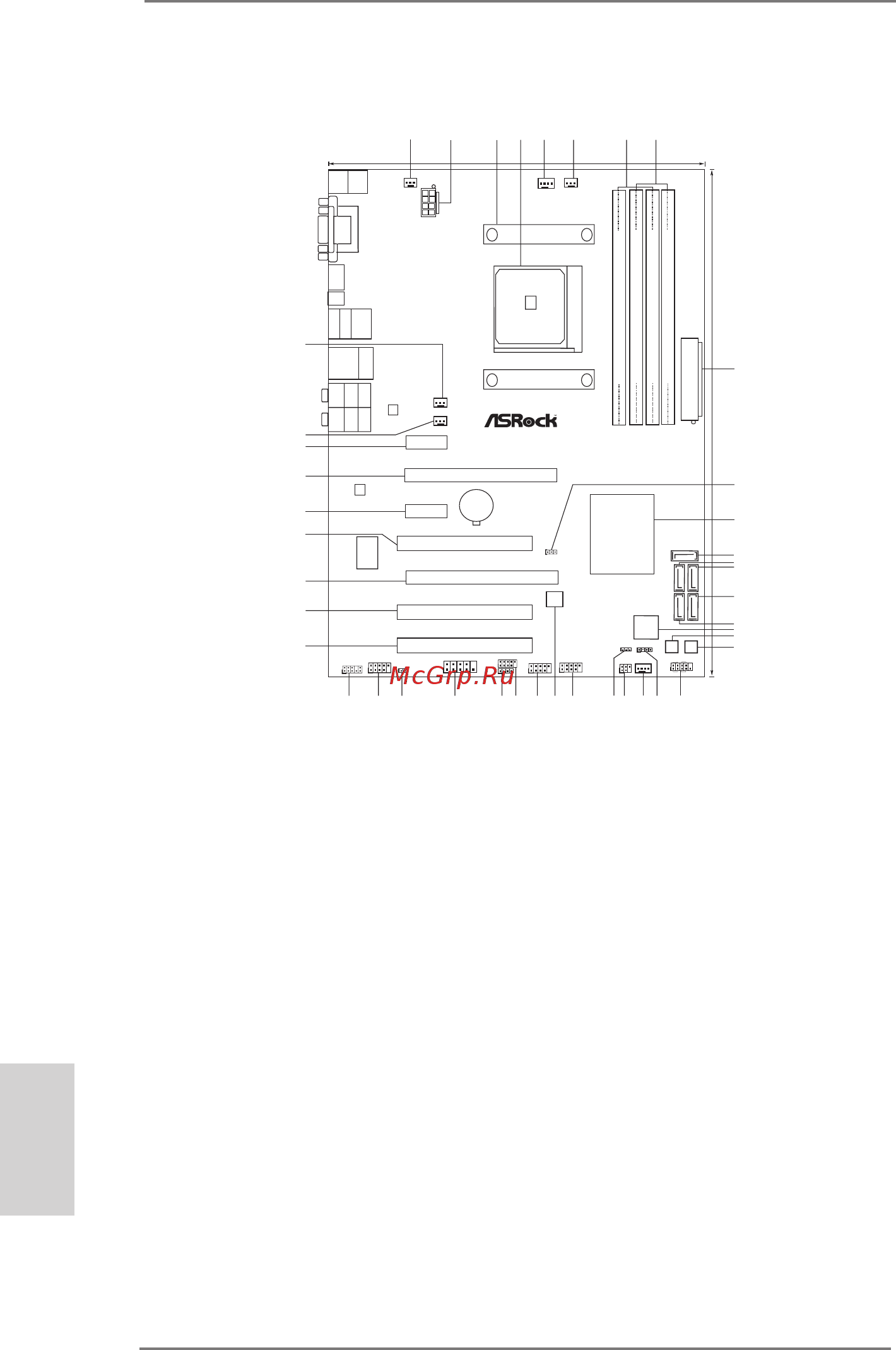 ASRock A75 Pro4/MVP [2/200] Motherboard layout
