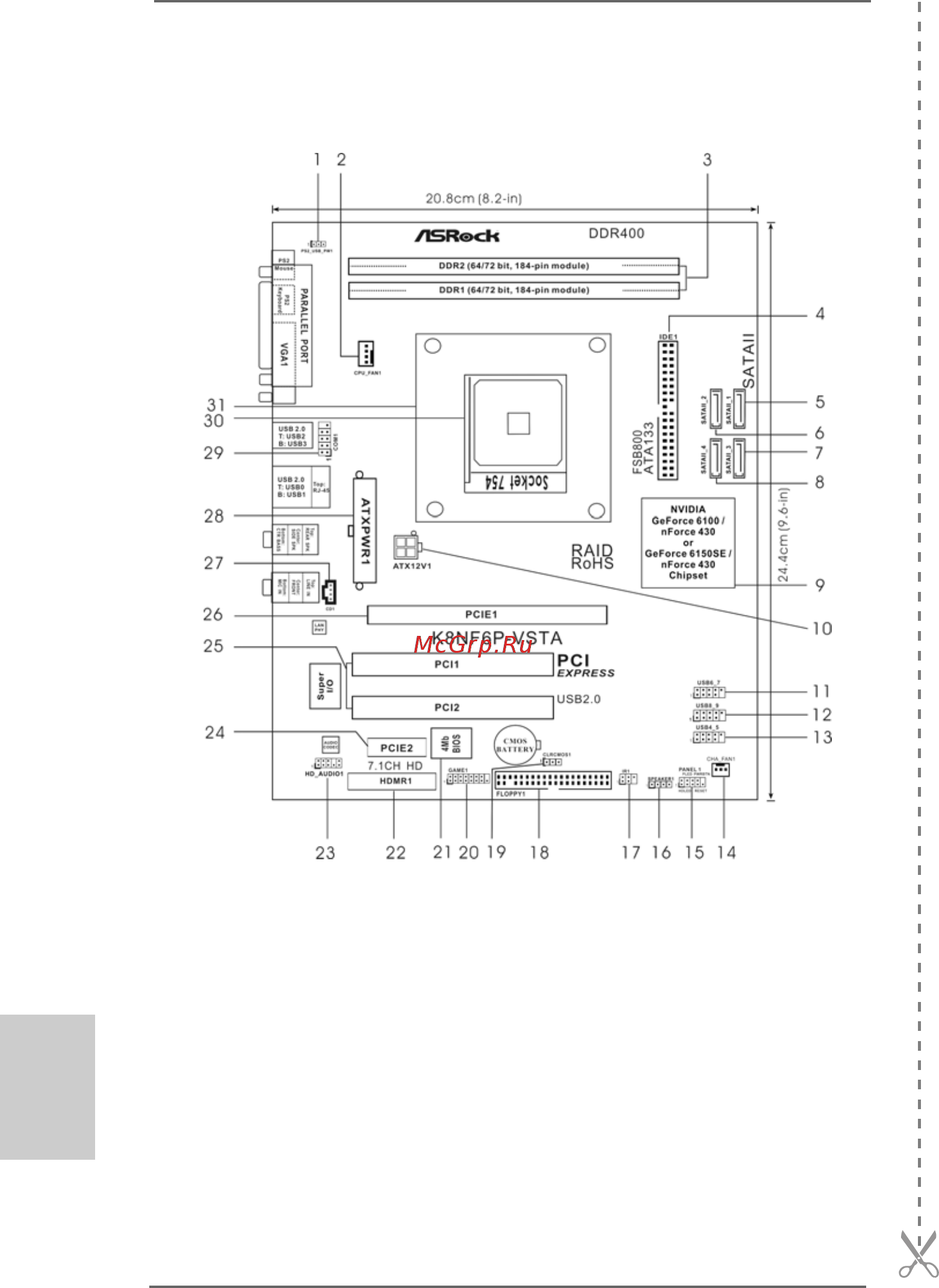 ASRock K8NF6P-VSTA [2/160] Motherboard l motherboard l motherboard l motherboard l motherboard layout ayout ayout ayout ayout
