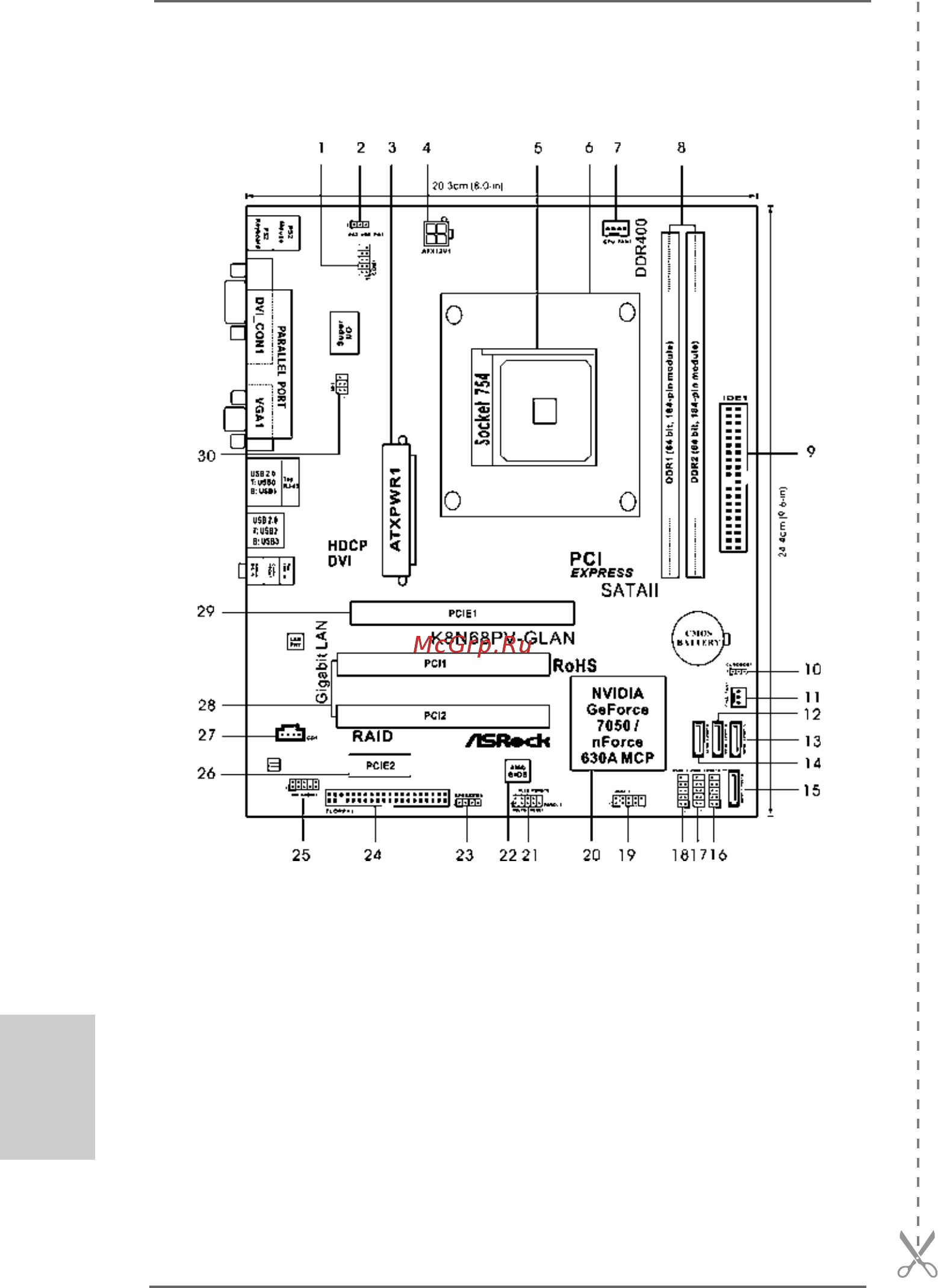 ASRock K8N68PV-GLAN [2/128] Motherboard l motherboard l motherboard l motherboard l motherboard layout ayout ayout ayout ayout