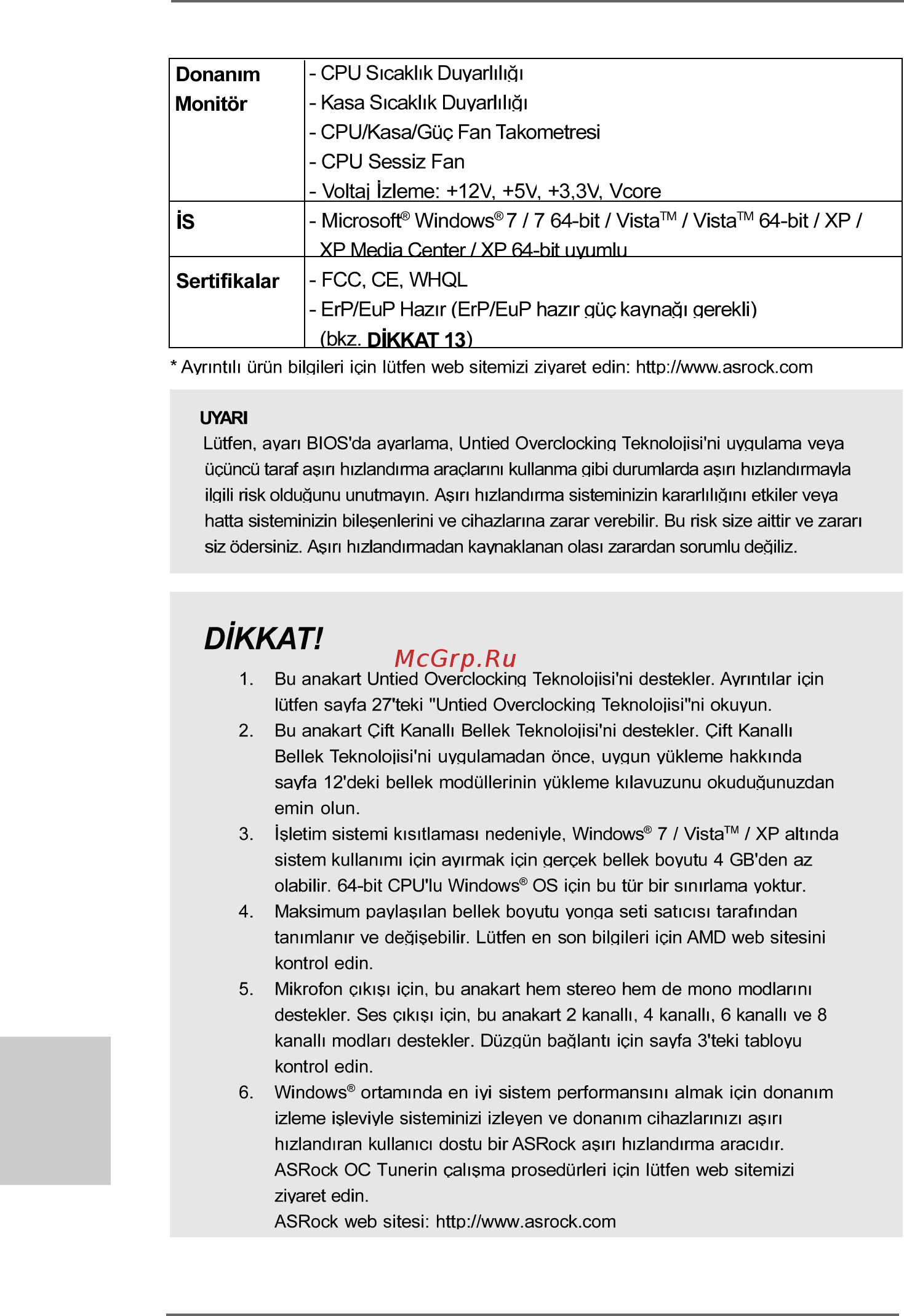 ASRock 939A785GMH [110/129] Türkçe türkçe türkçe türkçe türkçe