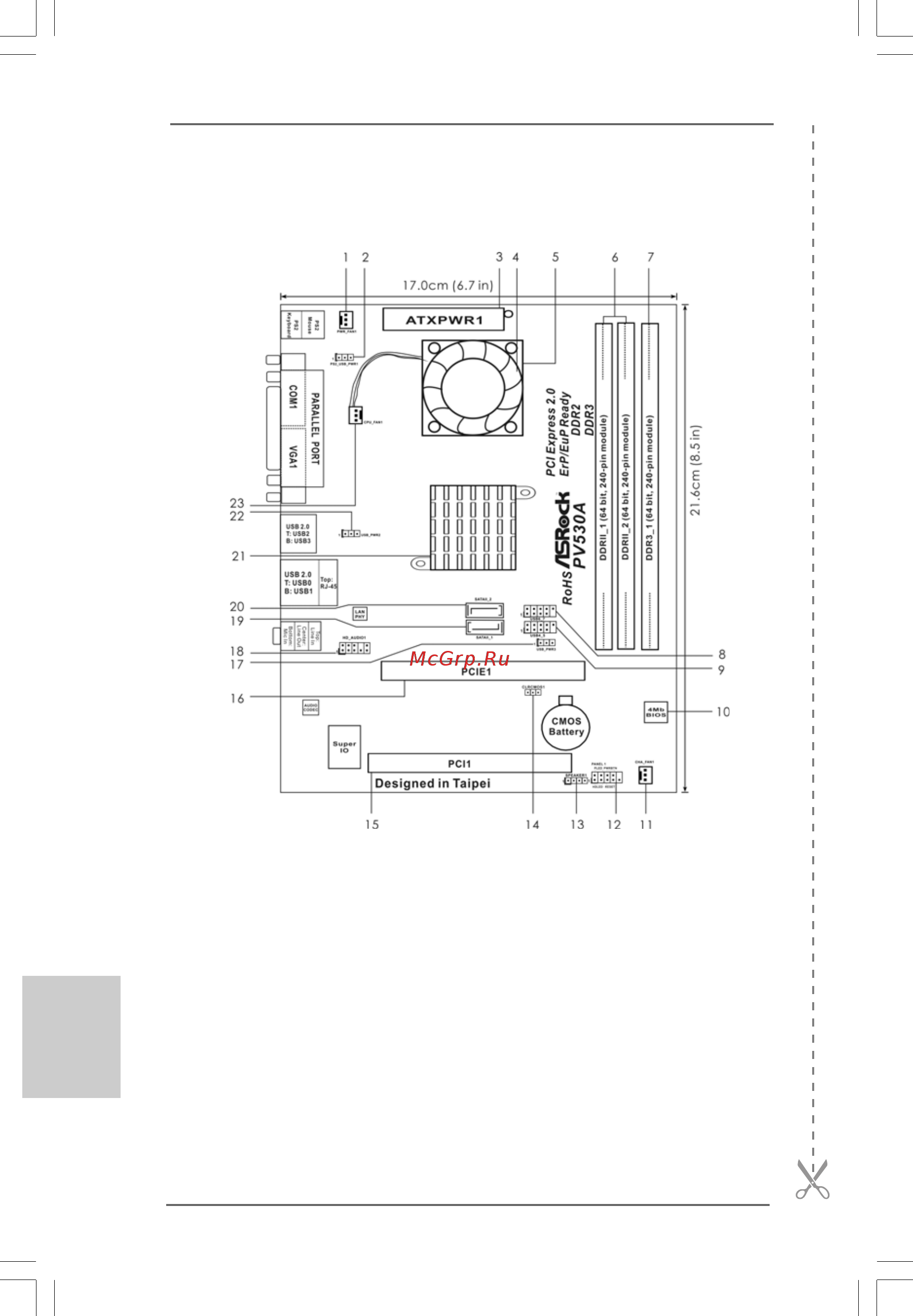 ASRock PV530A [2/102] Motherboard l motherboard l motherboard l motherboard l motherboard layout ayout ayout ayout ayout