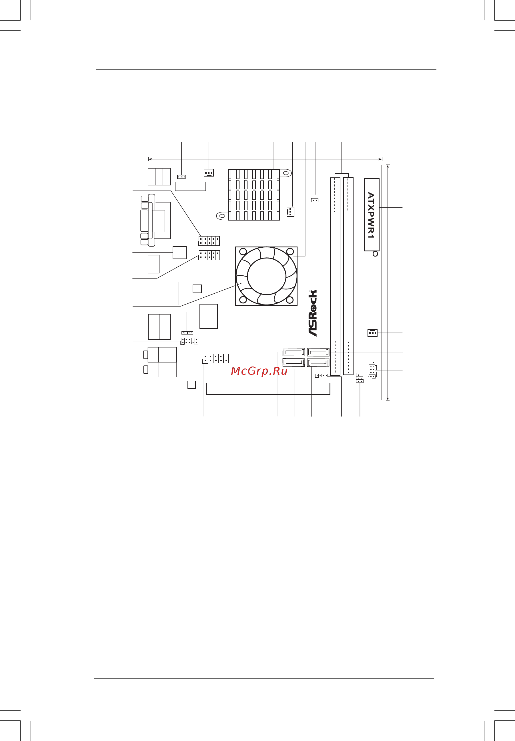 ASRock A330ION [10/44] Motherboard layout 1 motherboard layout 1 motherboard layout 1 motherboard layout 1 motherboard layout