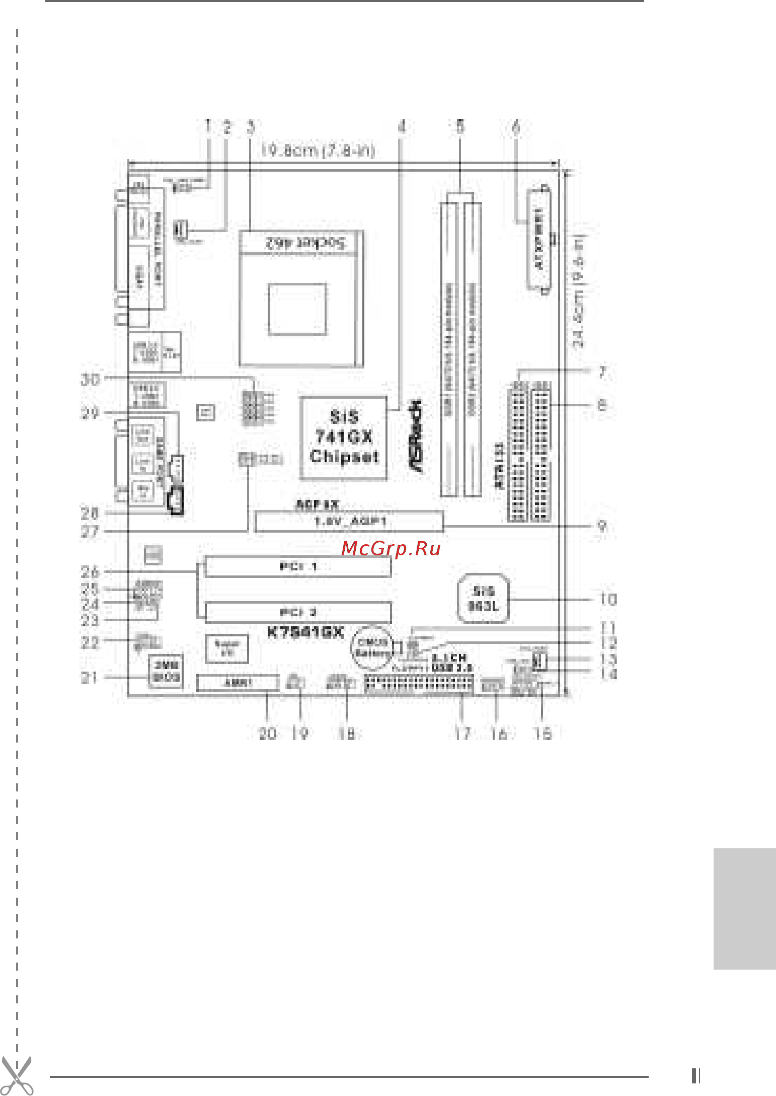 ASRock K7S41GX [3/80] Motherboard l motherboard l motherboard l motherboard l motherboard layout ayout ayout ayout ayout