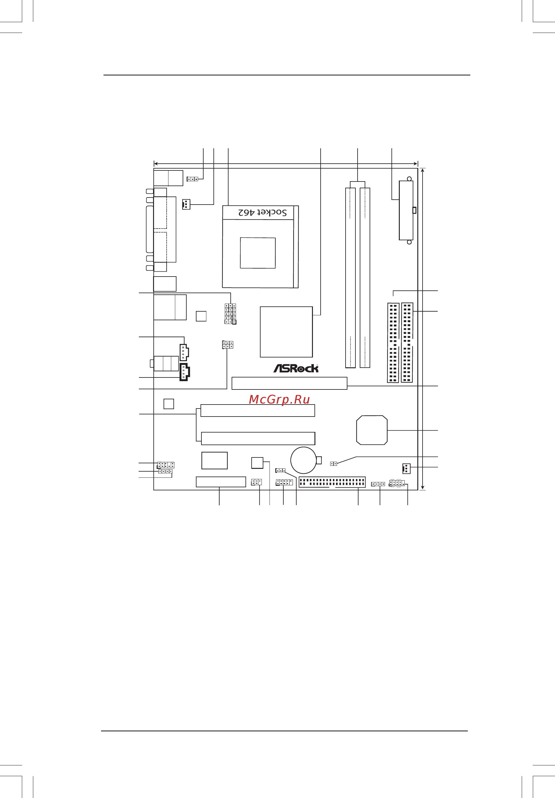 ASRock K7S41GX2 [10/40] Motherboard layout 1 motherboard layout 1 motherboard layout 1 motherboard layout 1 motherboard layout