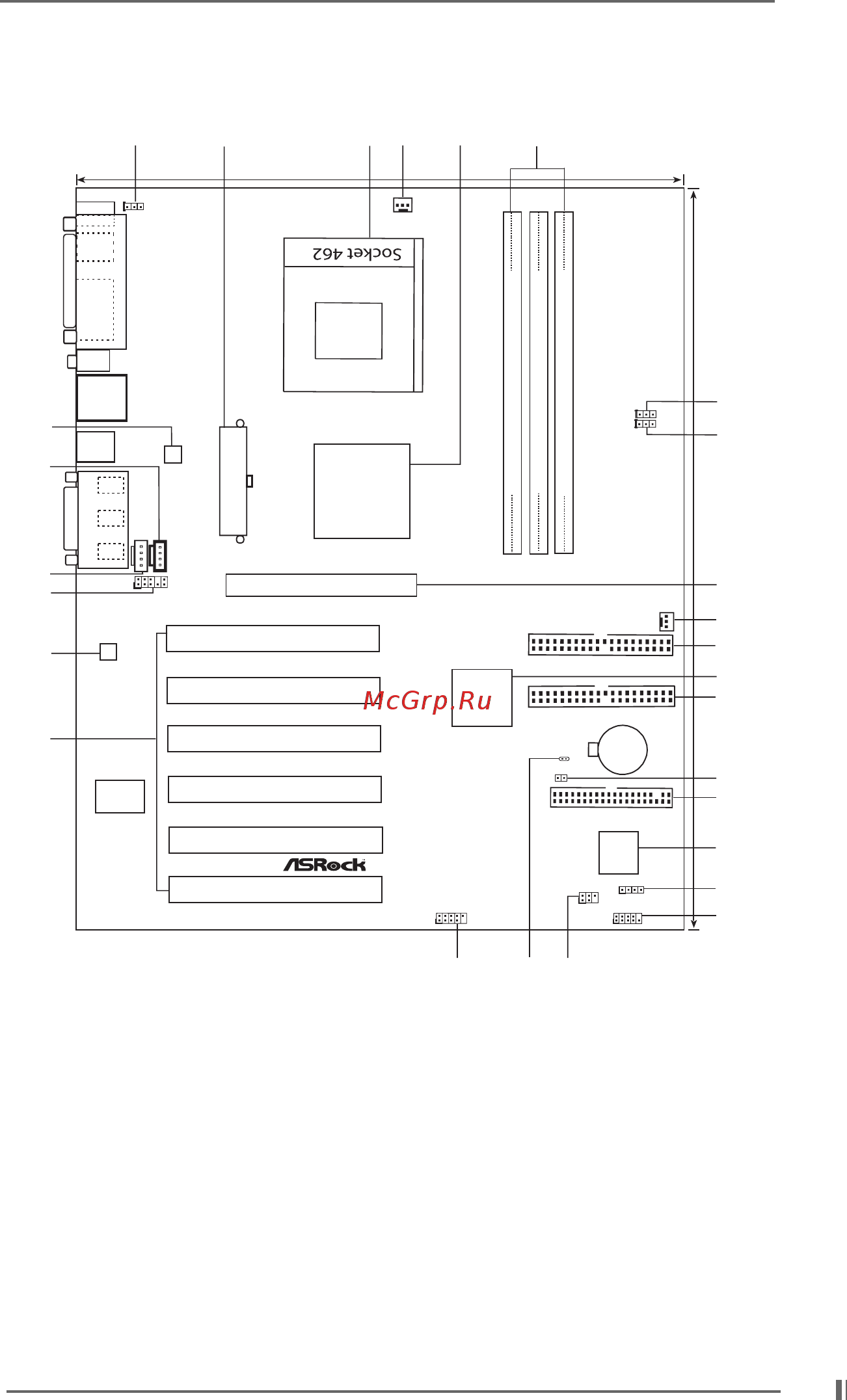 ASRock K7S8XE [7/27] Motherboard layout