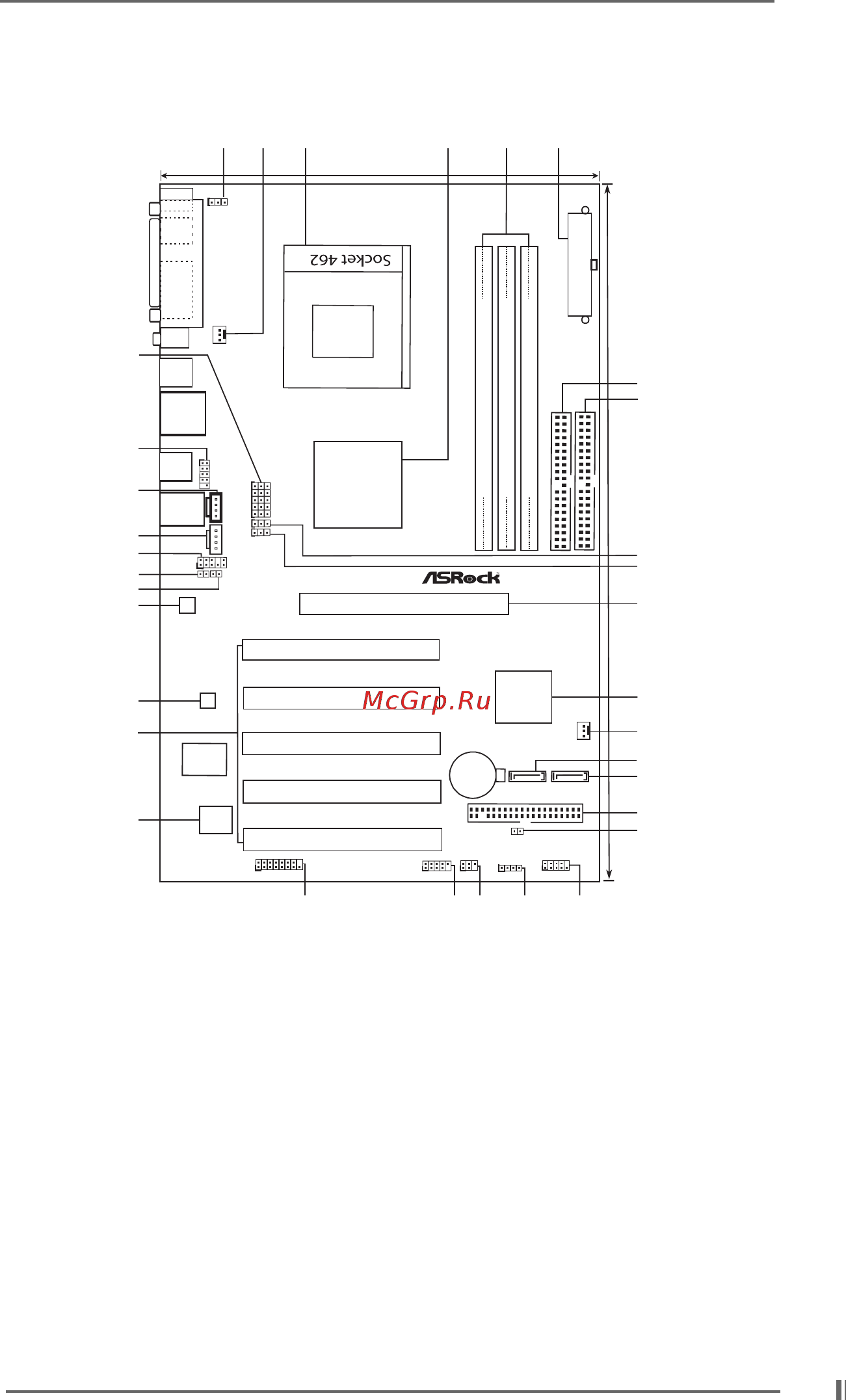 ASRock K7S8XE+ [7/31] Motherboard layout