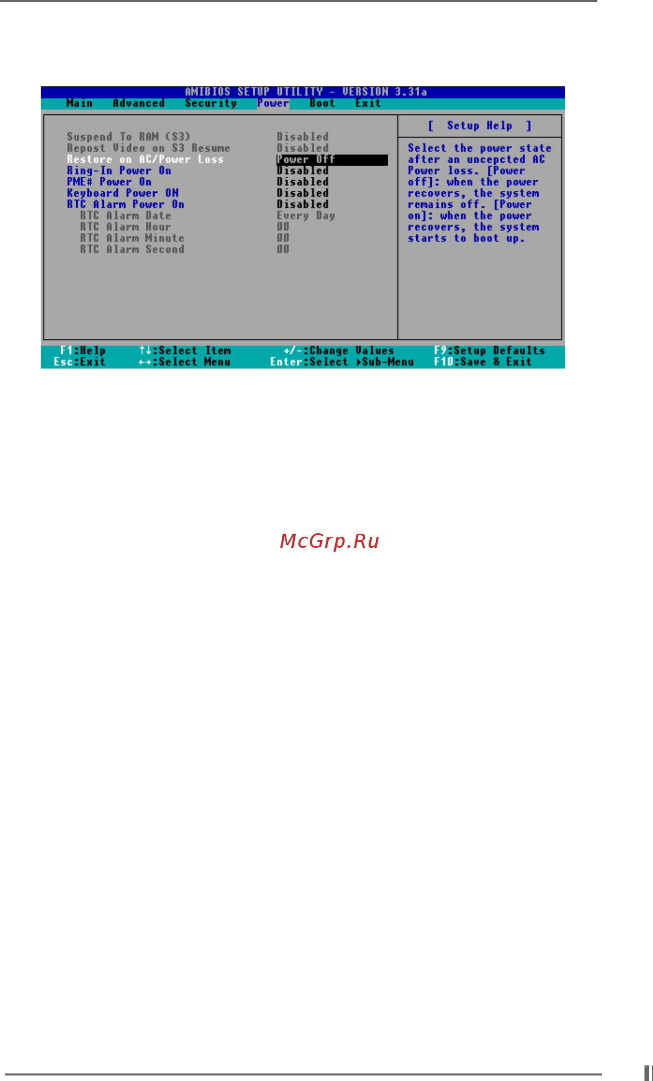 ASRock K7VT2 [22/24] Power setup menu 3 power setup menu 3 power setup menu 3 power setup menu 3 power setup menu