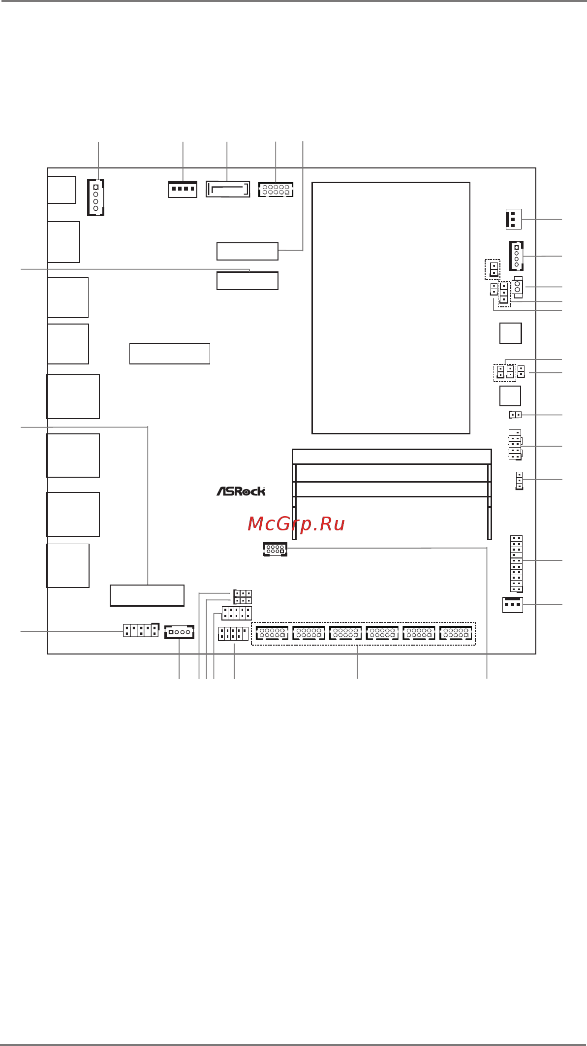 ASRock IMB-1001D [8/35] Motherboard layout