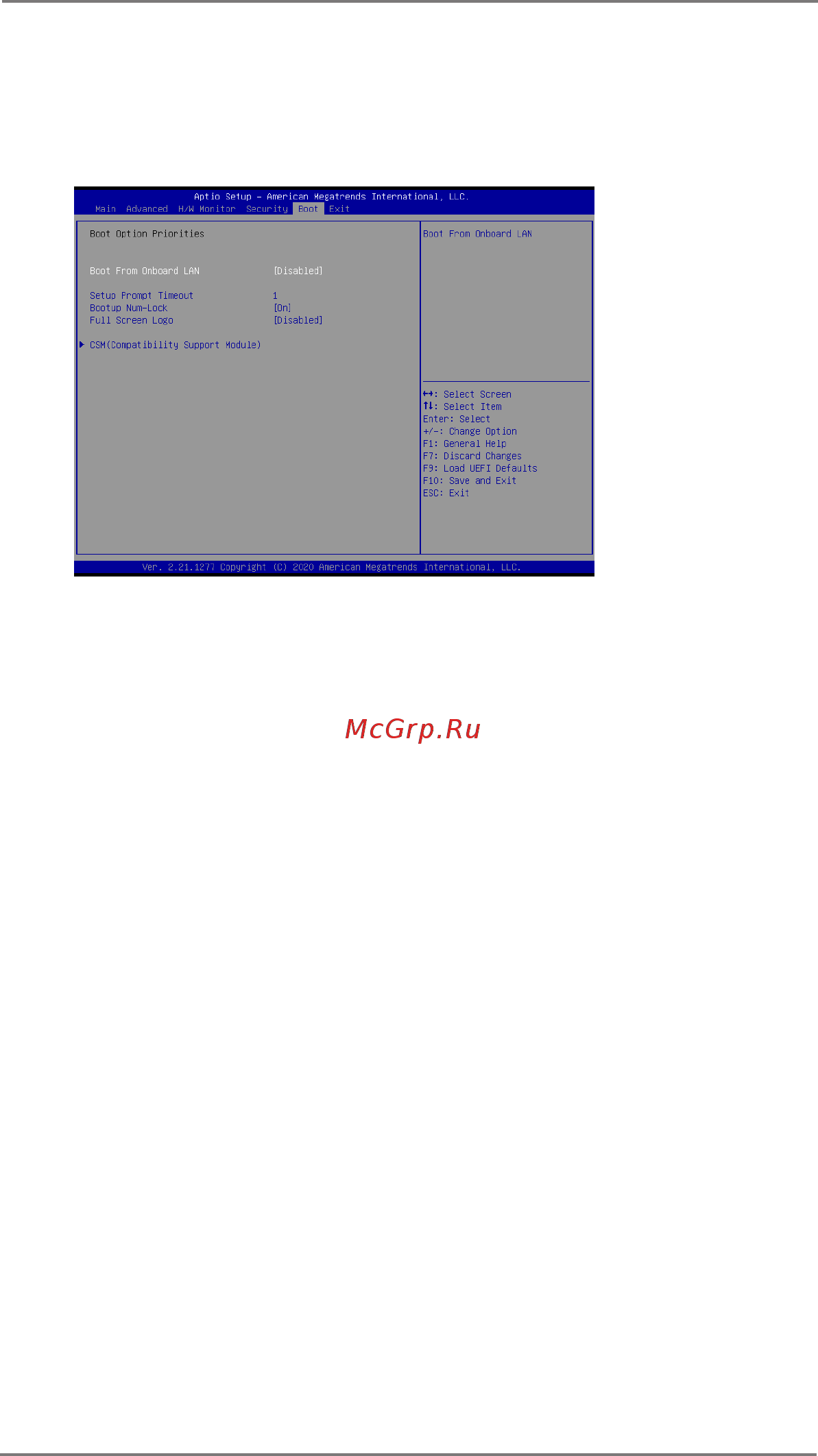 ASRock IMB-X1222-WV [40/43] Boot screen