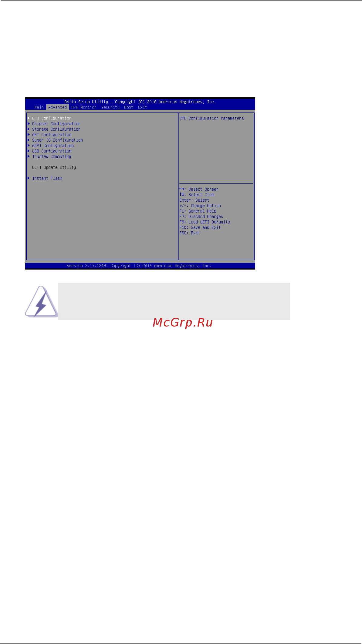 ASRock IMB-194-L [28/45] Advanced screen