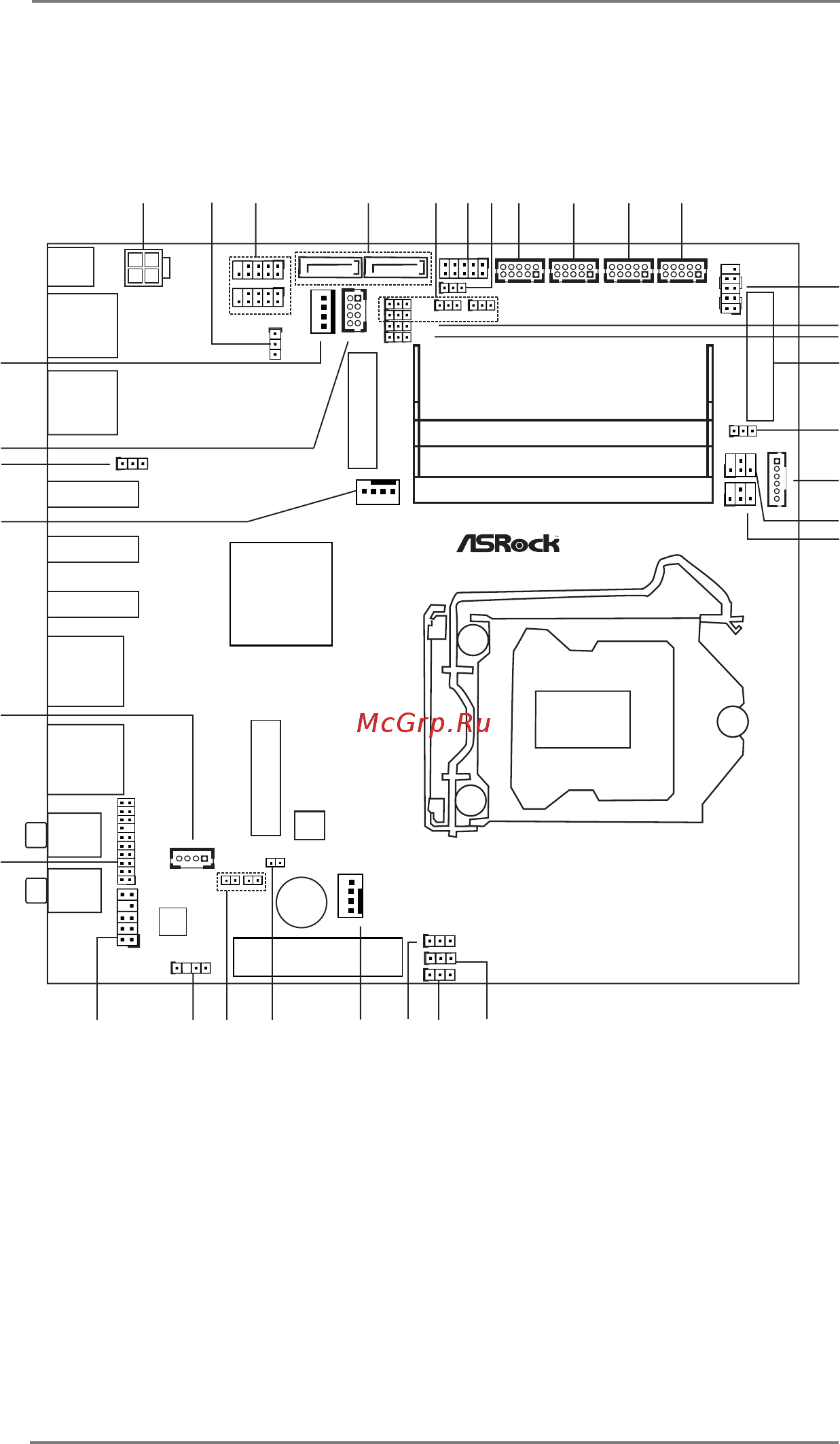 ASRock IMB-193 [8/38] Motherboard layout