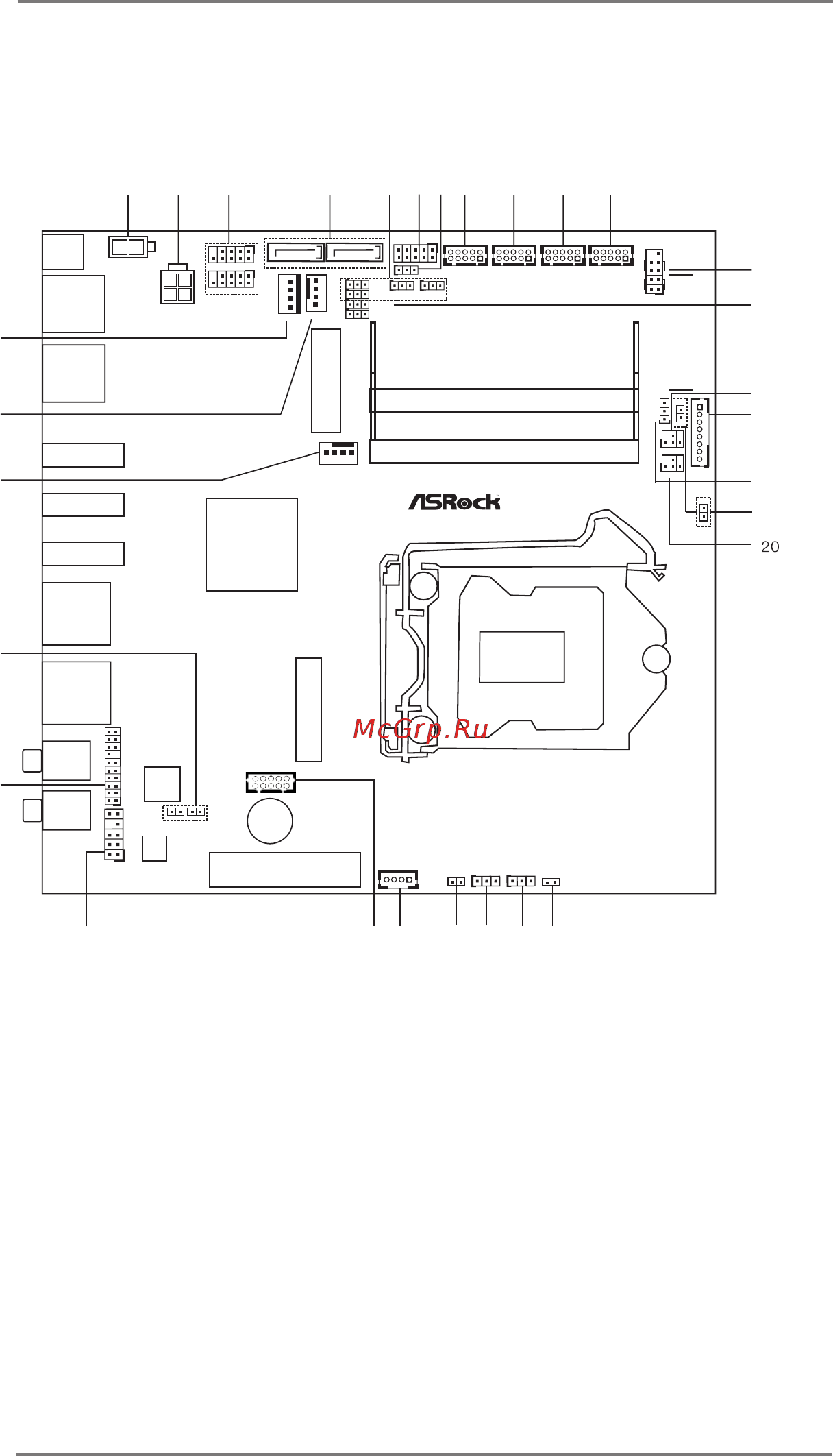 ASRock IMB-190 [12/44] Motherboard layout