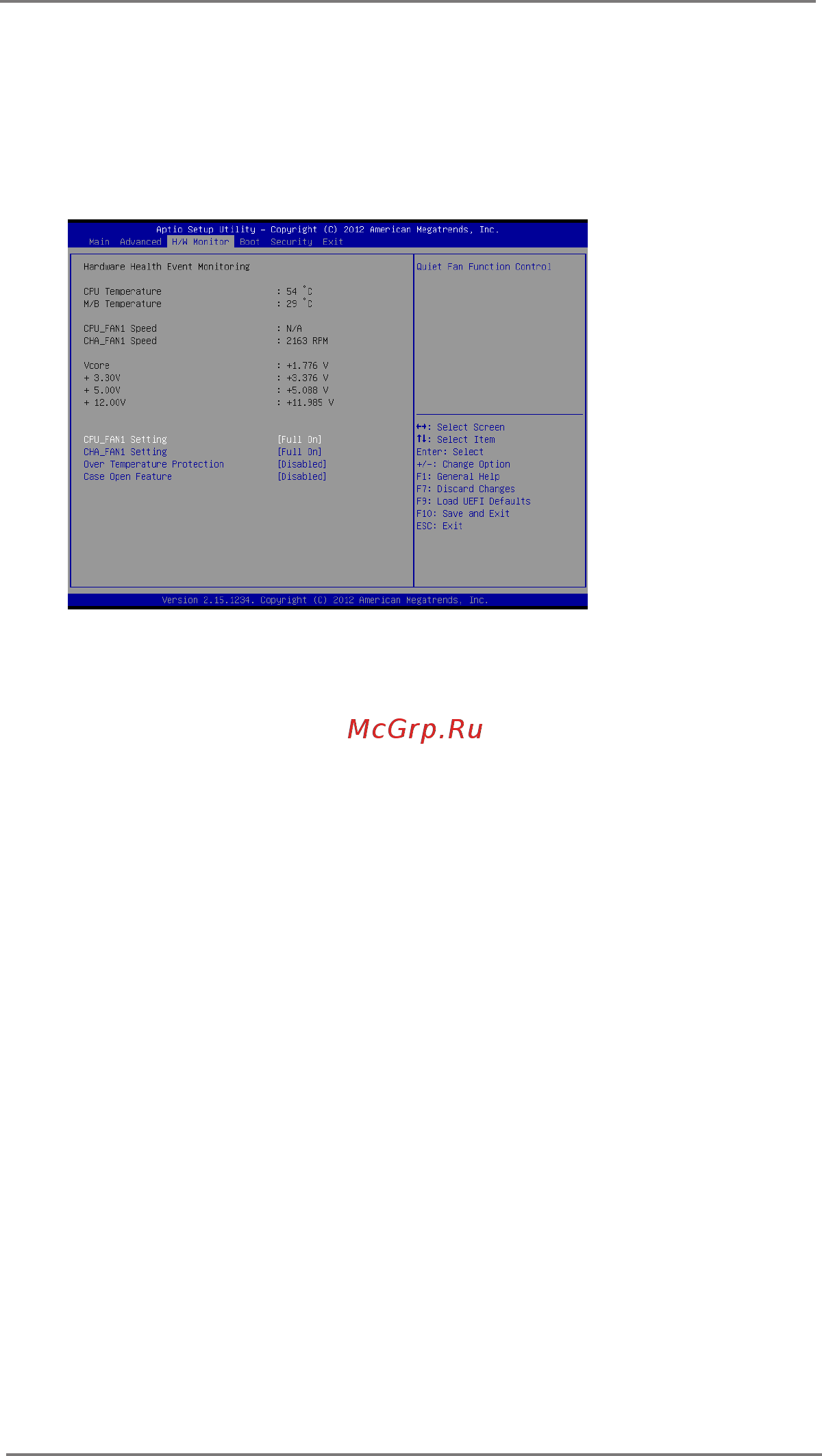 ASRock IMB-181-D [43/48] Hardware health event monitoring screen