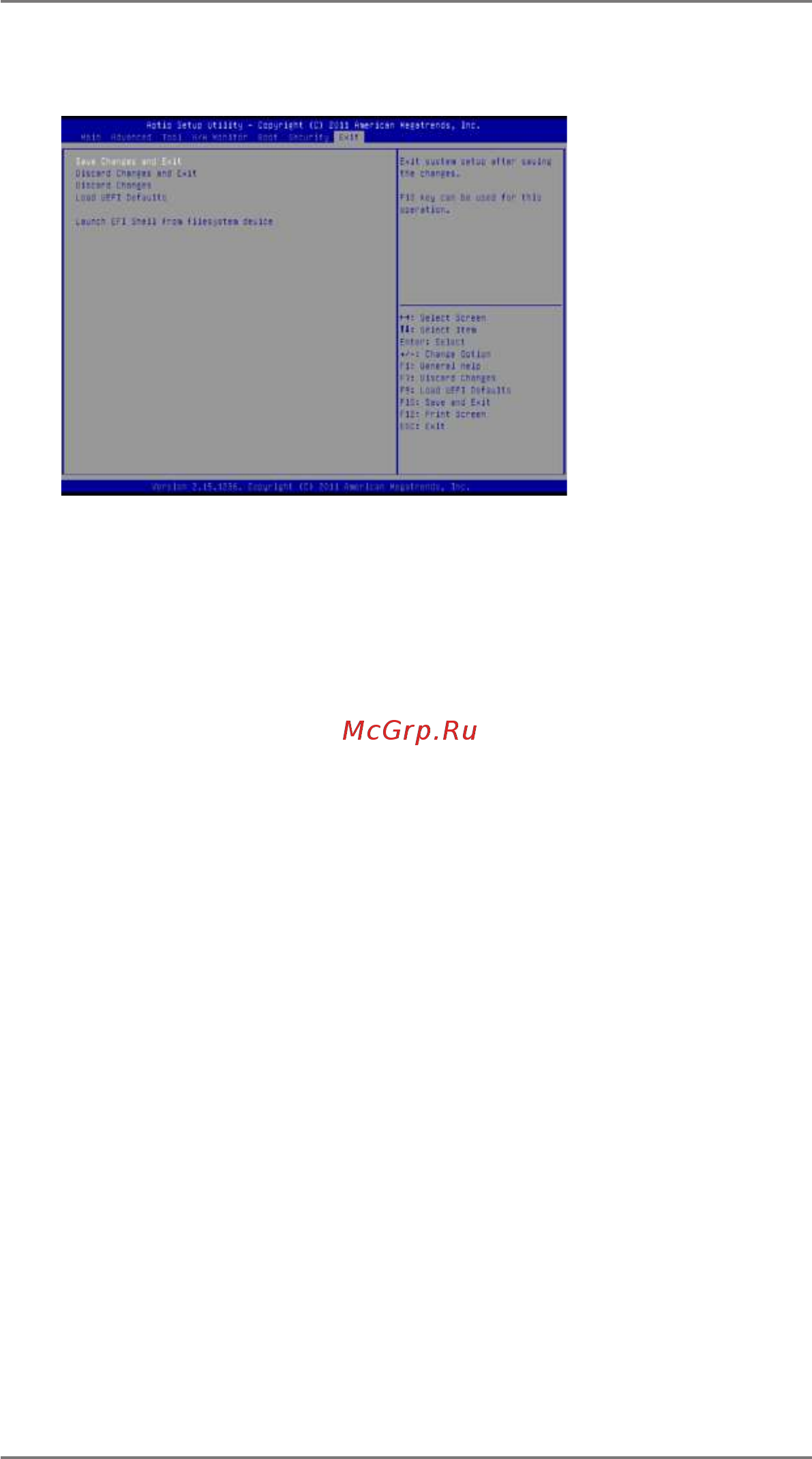 ASRock IMB-A182P [38/39] Exit screen