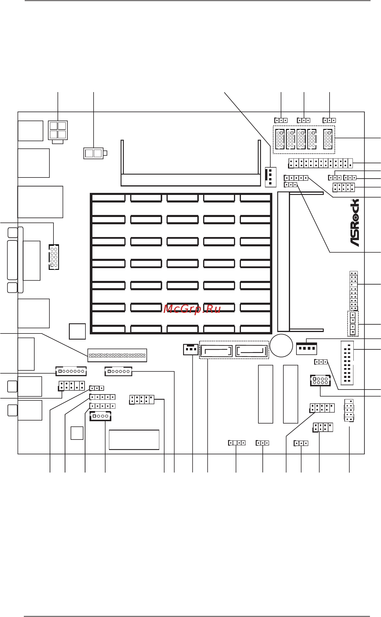 ASRock IMB-151 [8/38] Motherboard layout
