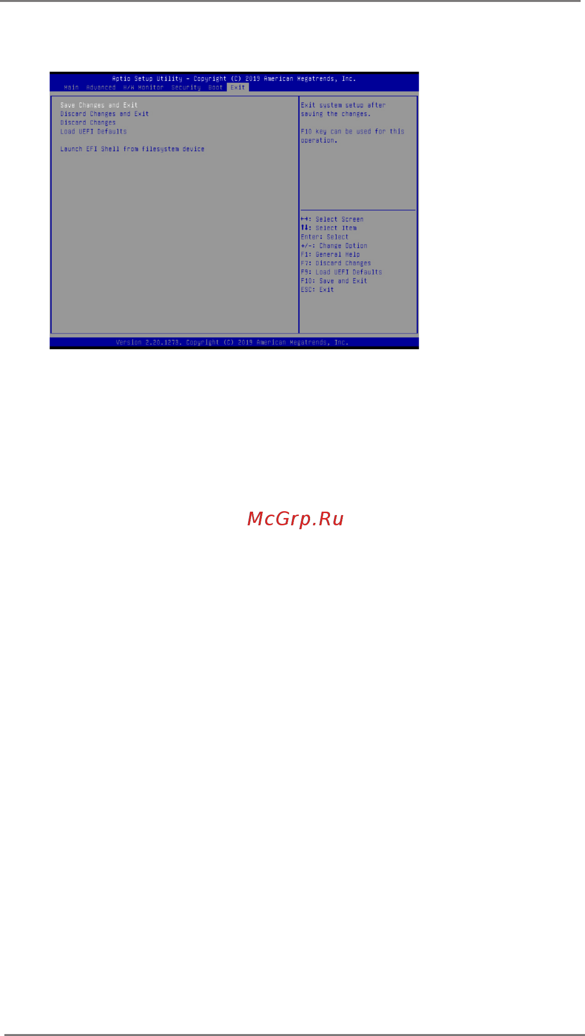 ASRock 4X4-R1000V [31/32] Exit screen
