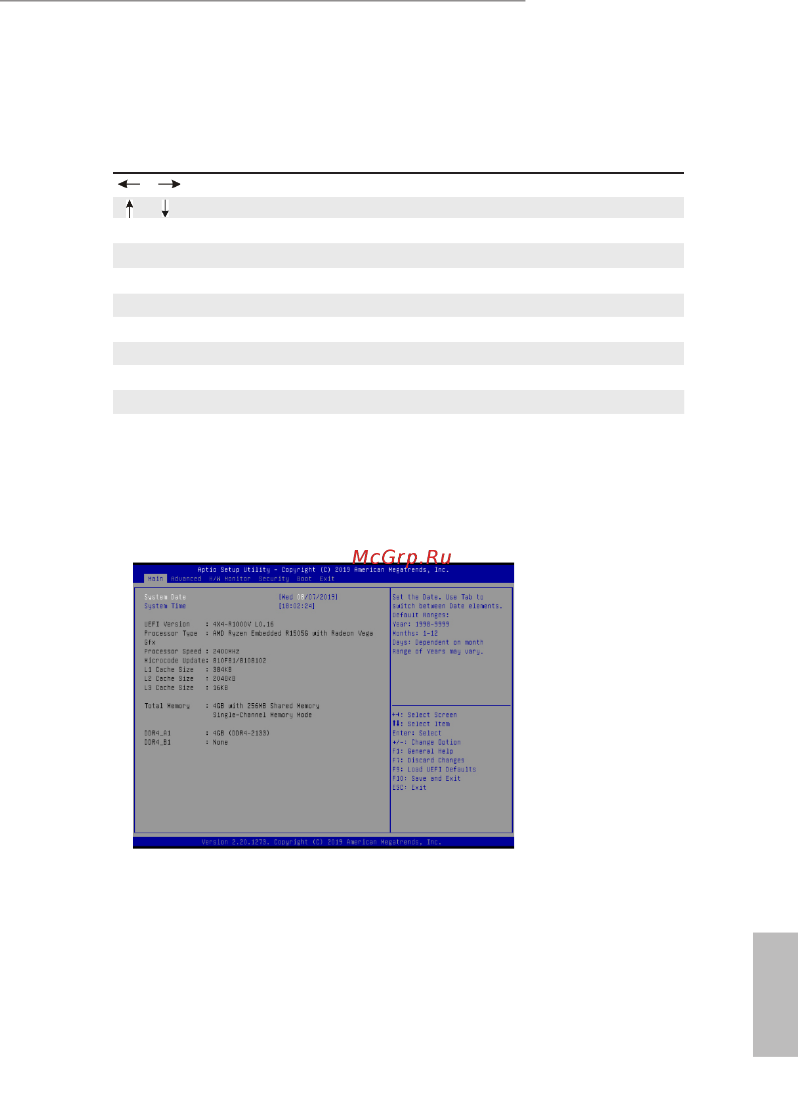 ASRock 4X4 BOX-V1000M [29/43] Main screen