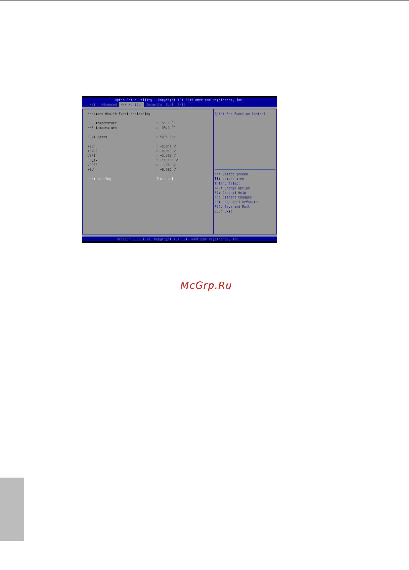 ASRock 4X4 BOX-R1000M [38/43] Hardware health event monitoring screen