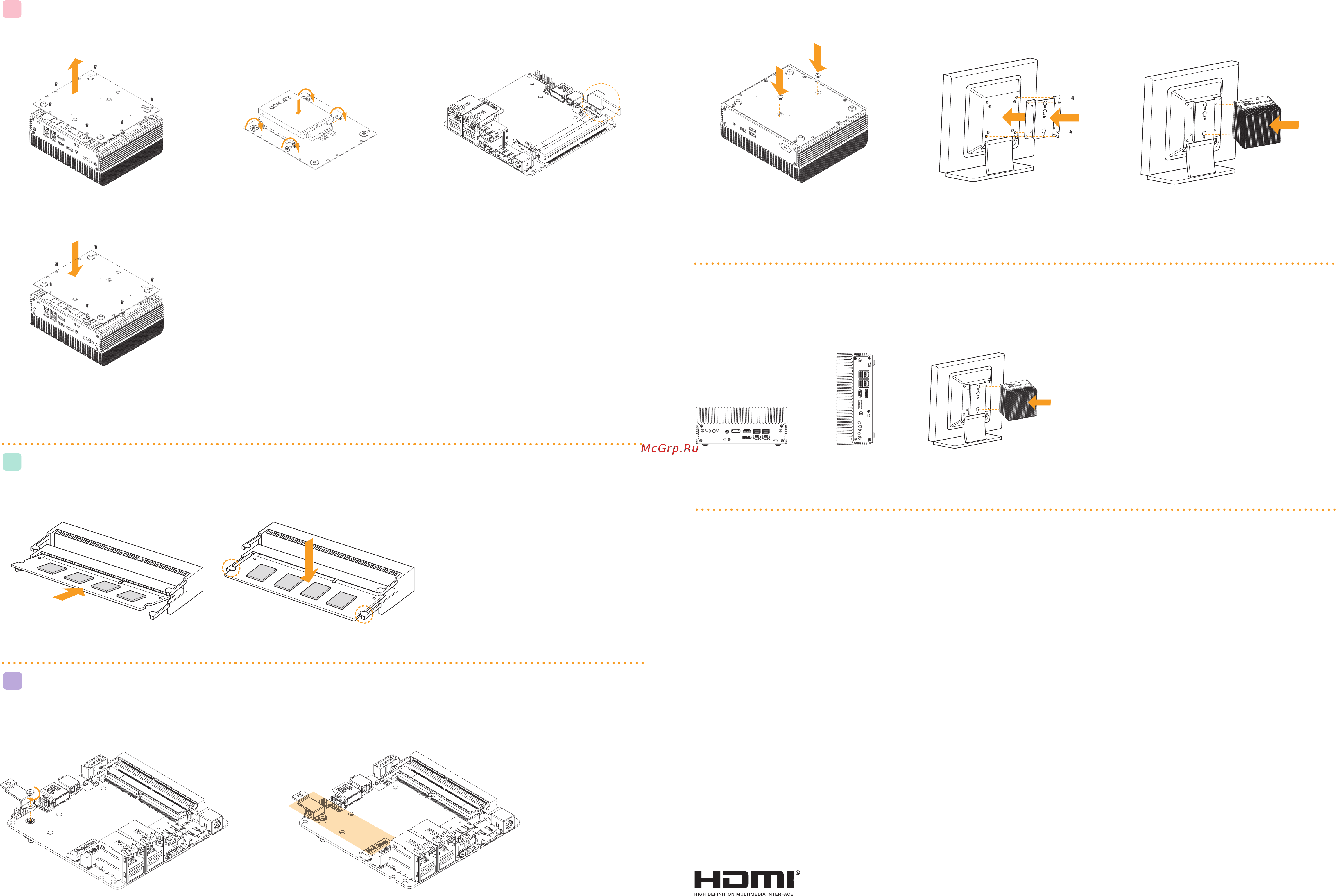 ASRock iBOX-8265U [2/2] Inch hard drive how to install the hard drive c