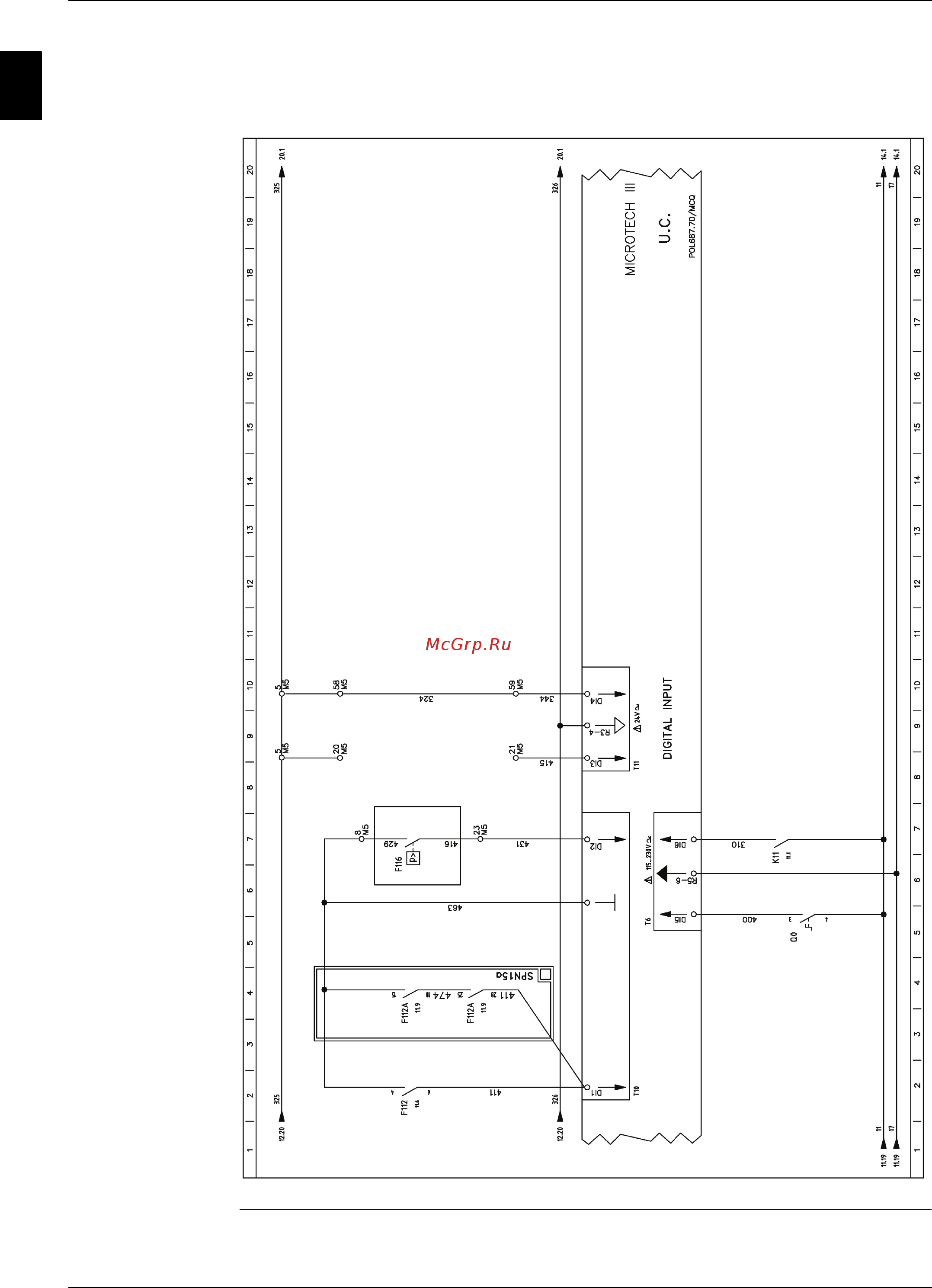 Daikin EWADС14C-PS [122/304] Digital inputs board