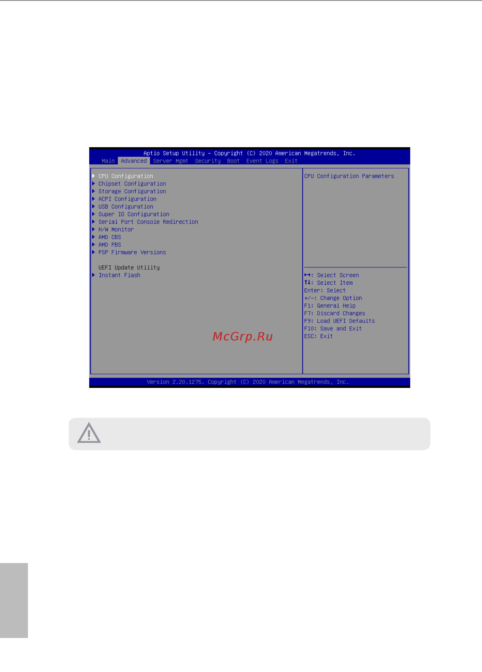 ASRock ROMED8HM3 [40/77] Advanced screen