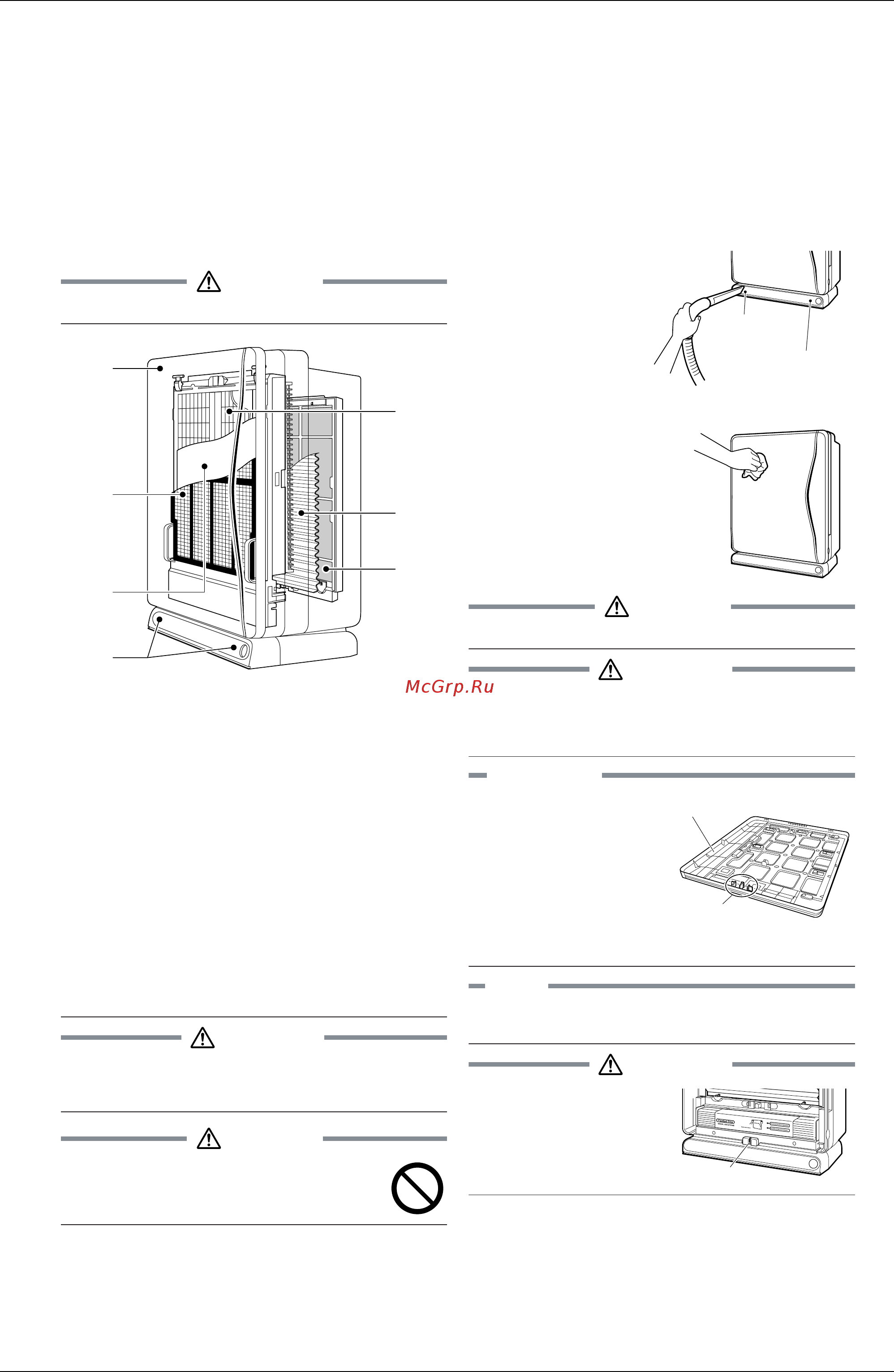 Daikin MC707VM-S [20/61] Care and cleaning