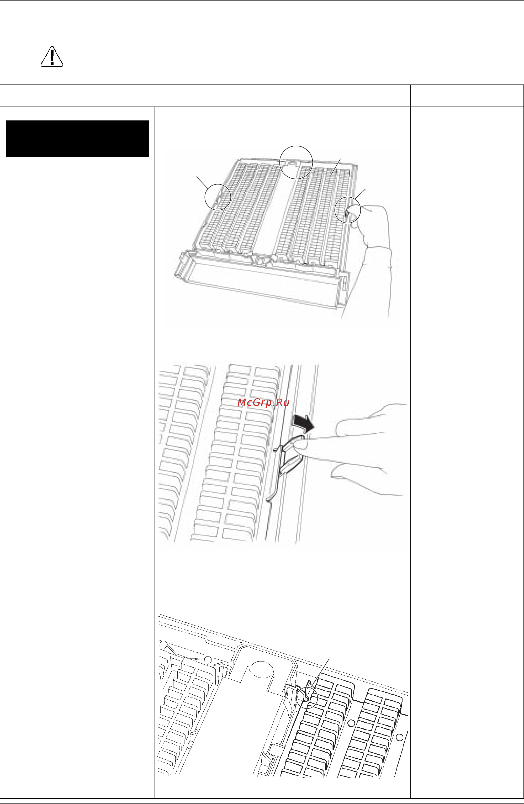 Daikin MC707VM-W [47/61] Removal of lonizing wire