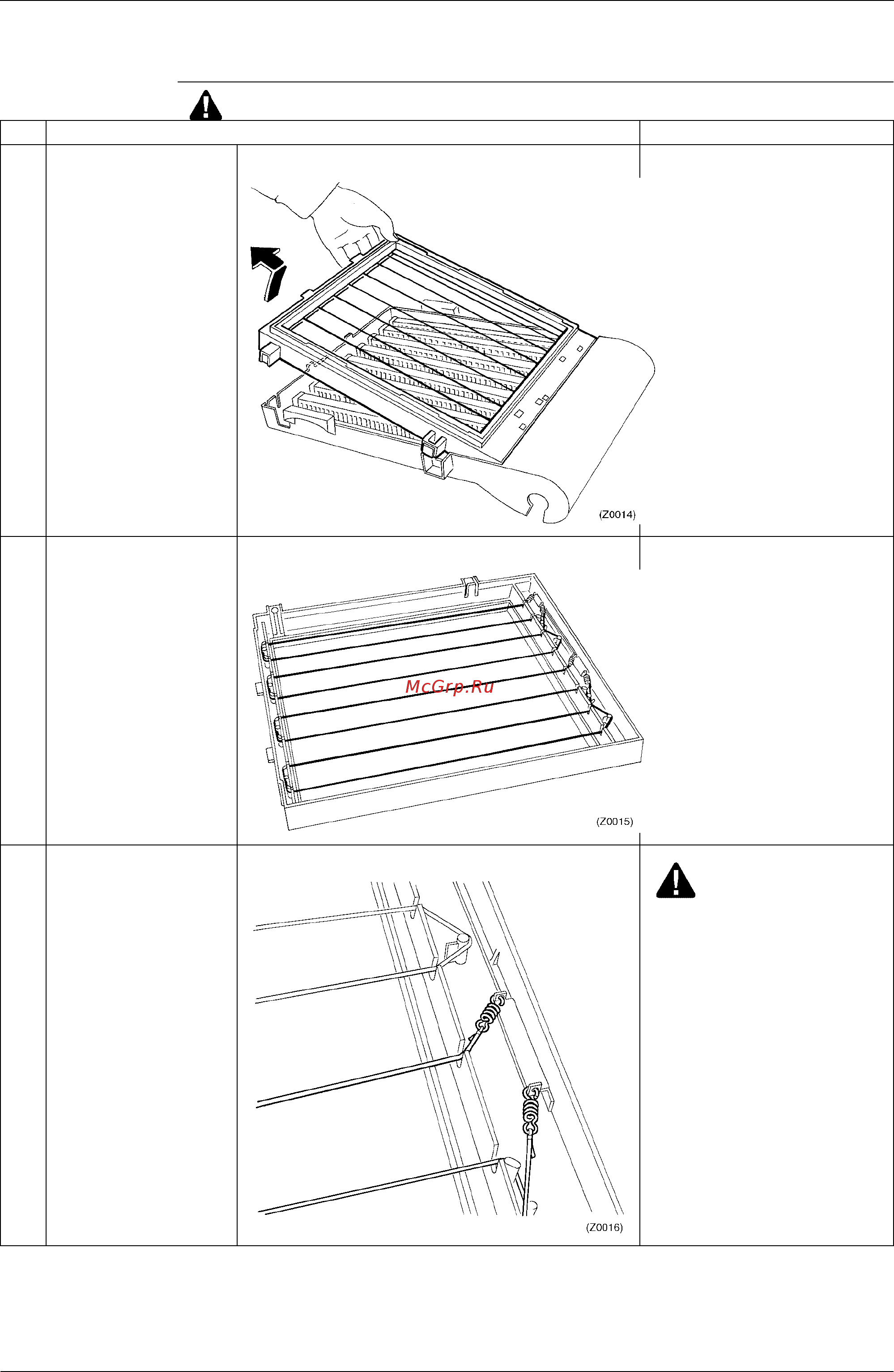 Daikin MC401VE [37/53] Removal of ionizing wire