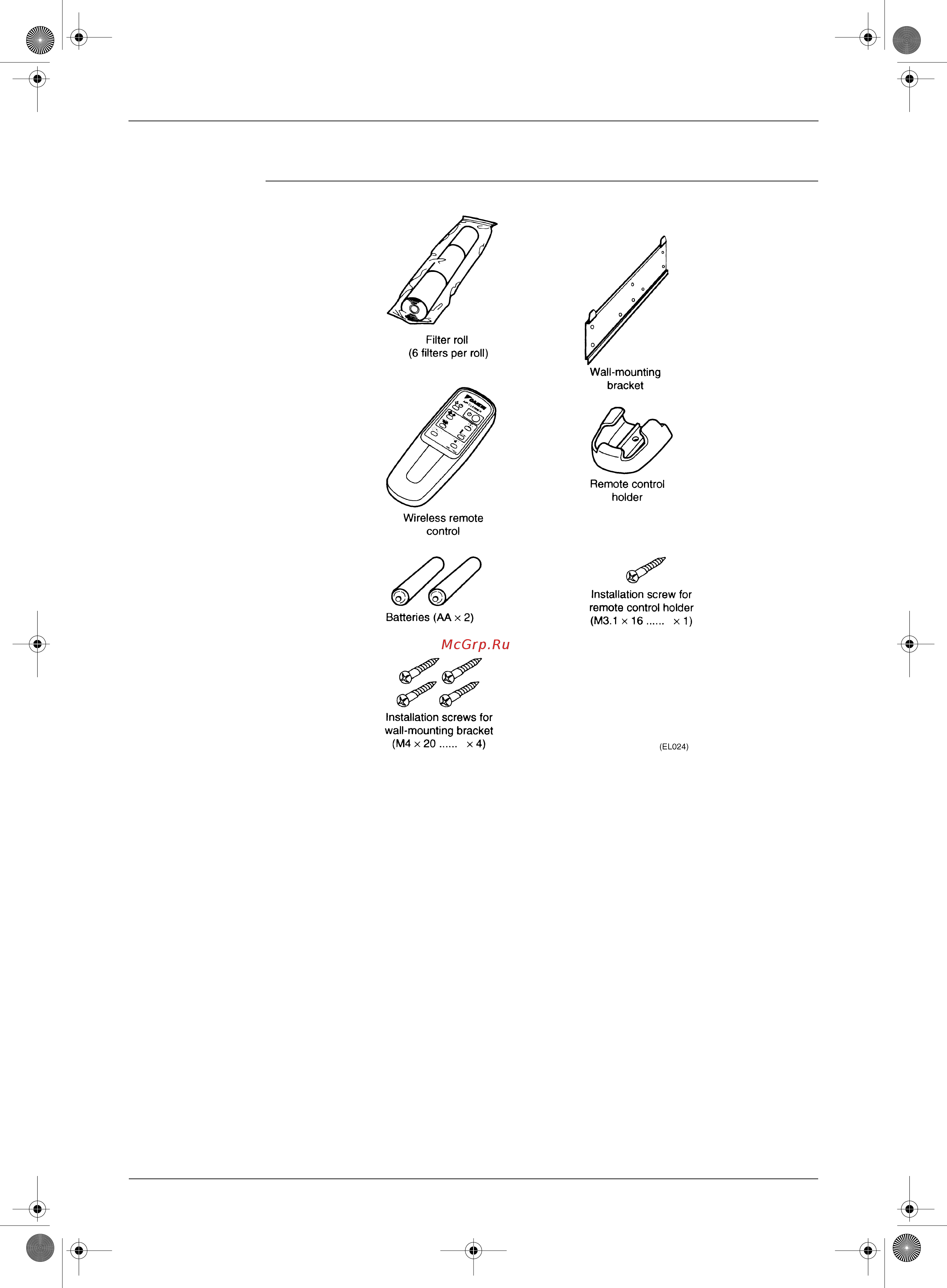 Daikin ACEF4AV1-C [10/64] Accessories