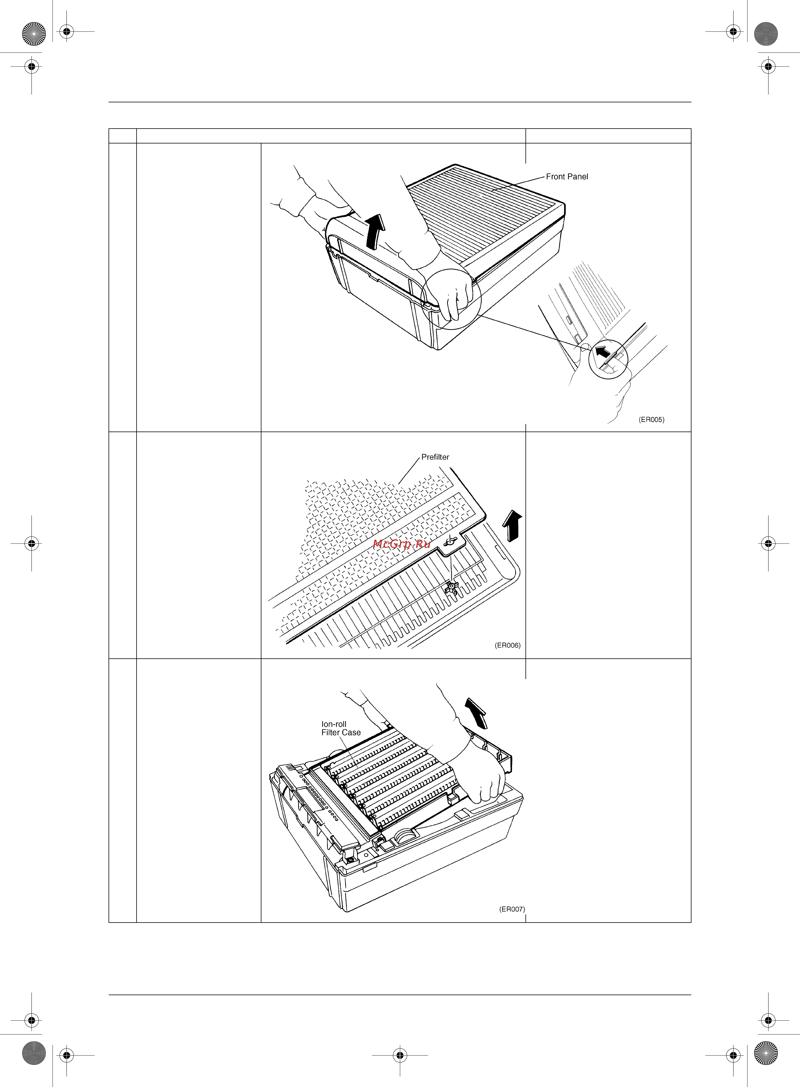Daikin ACEF4AV1-H [40/64] Removal procedure