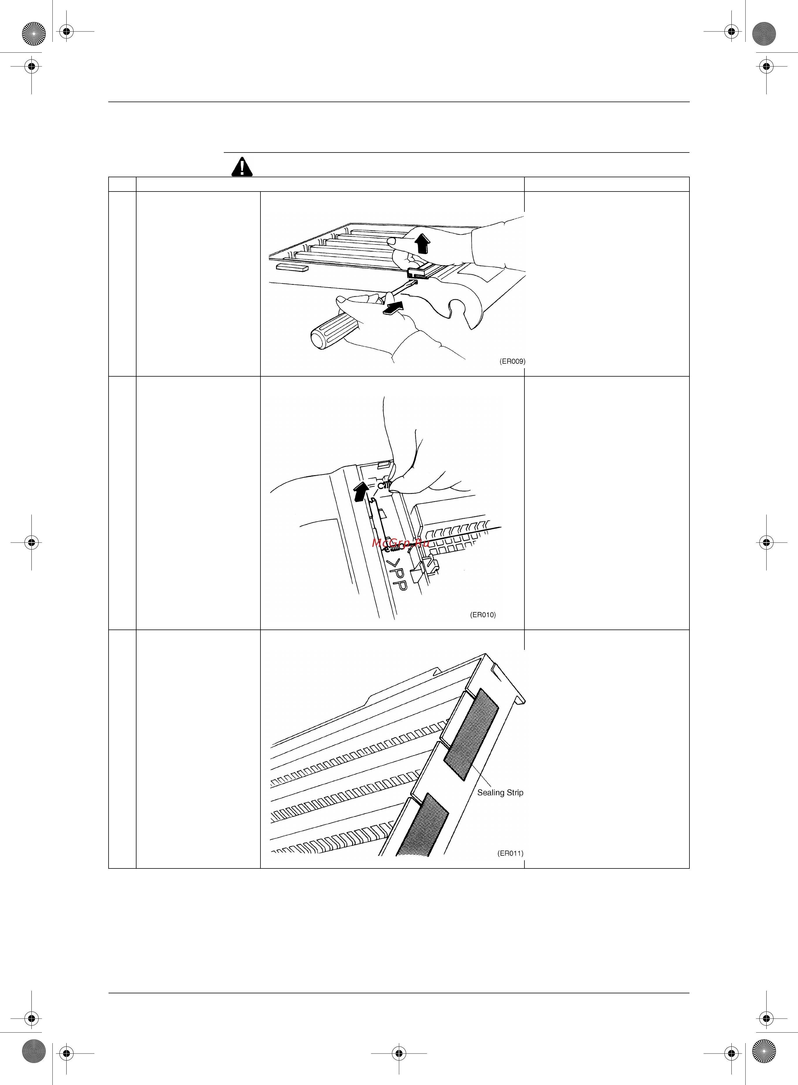 Daikin ACEF4AV1-H [42/64] Removal of ionizing wire