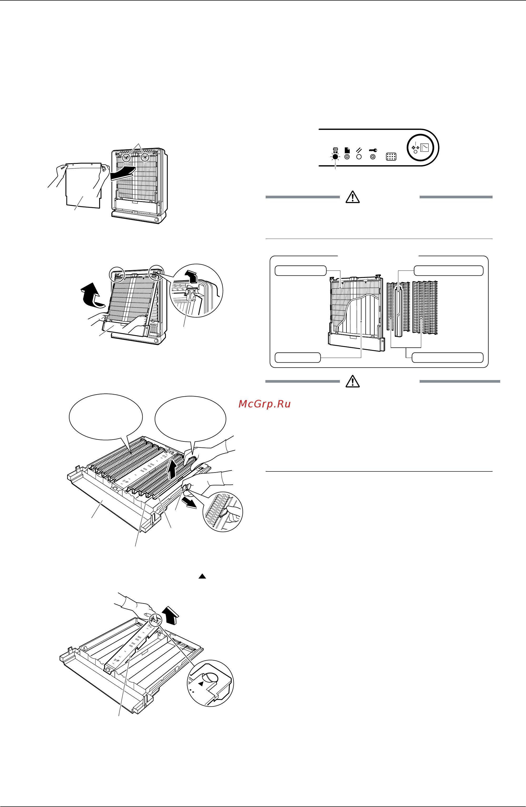Daikin MC707BFVM [23/61] Care and cleaning