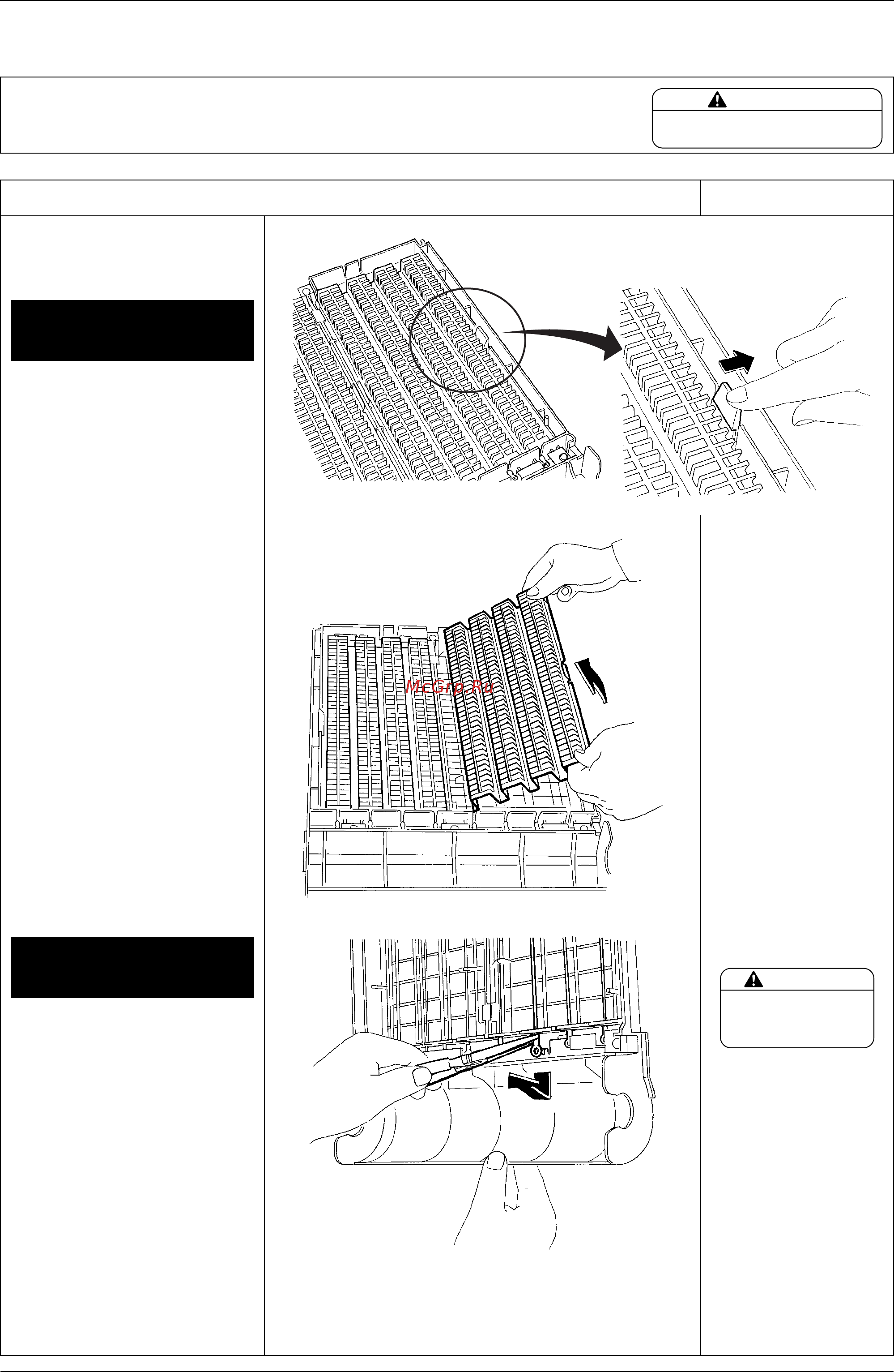 Daikin MC704AVM [35/44] Removal of lonizing wire